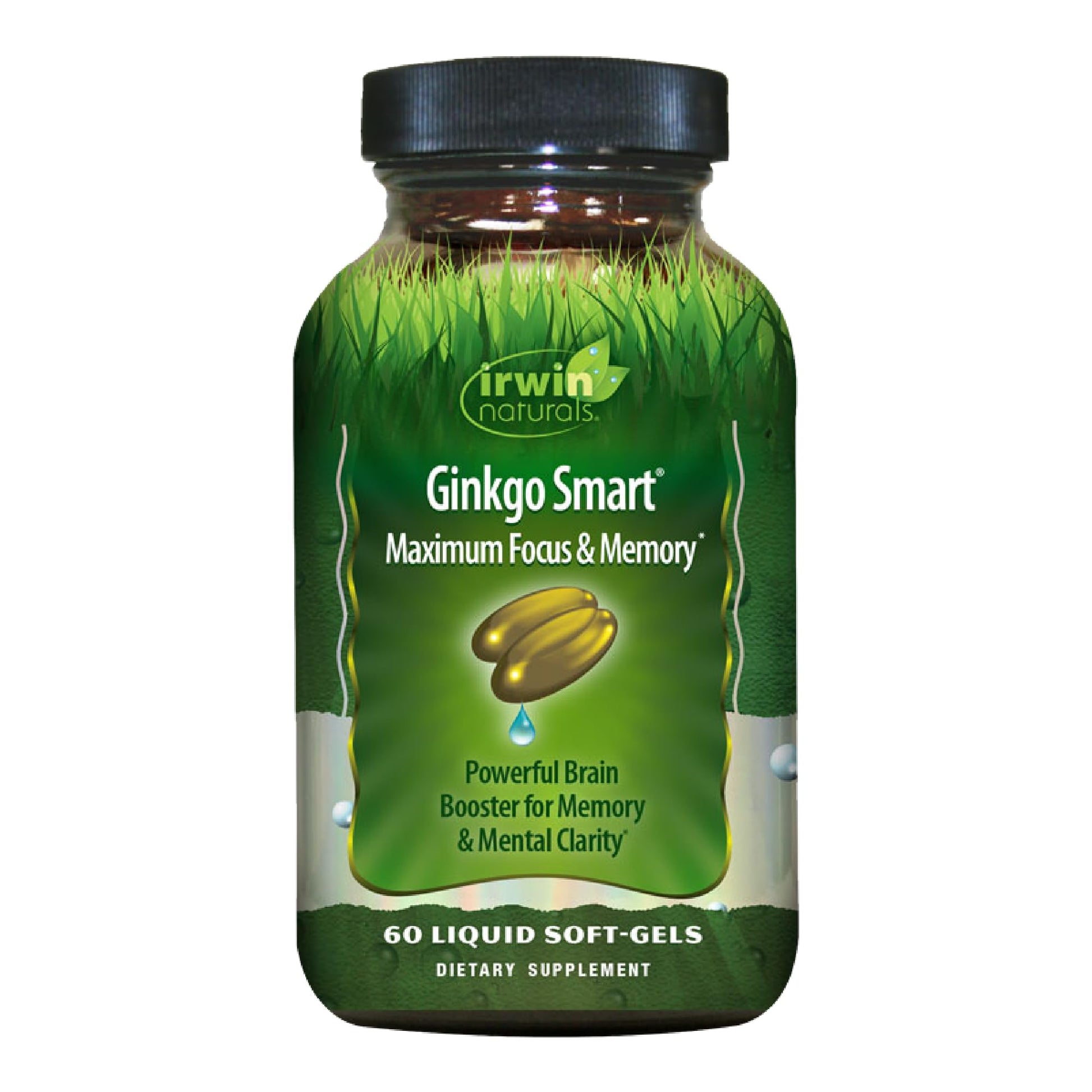 Irwin Naturals Ginkgo Smart Memory & Brain Support Softgels 120-Count