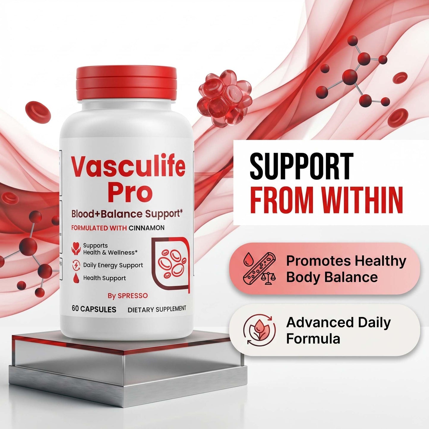 SPRESSO Vasculife Blood Balance Capsules, 60 Capsules
