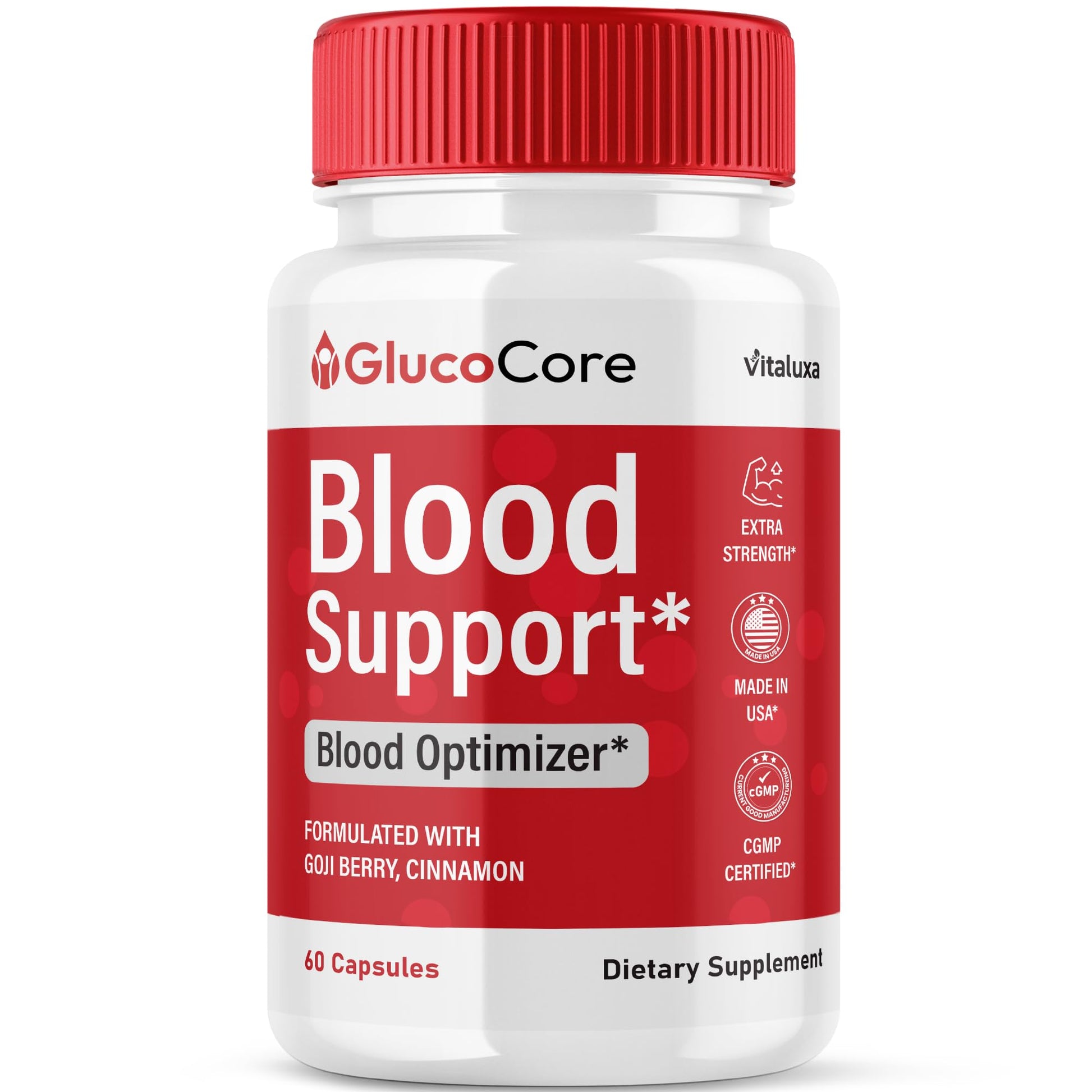 Vitaluxa Gluco Core Capsules, 60 Count