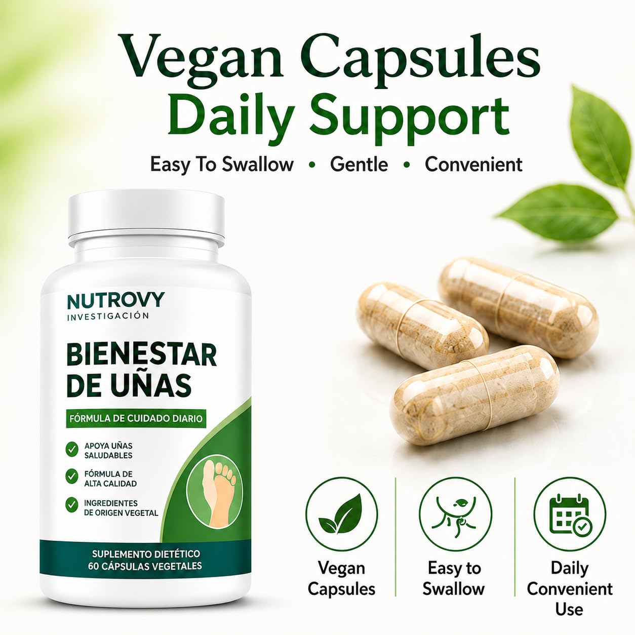 Nerve Savior Nutrovy Nail Nutrition 60 Capsules