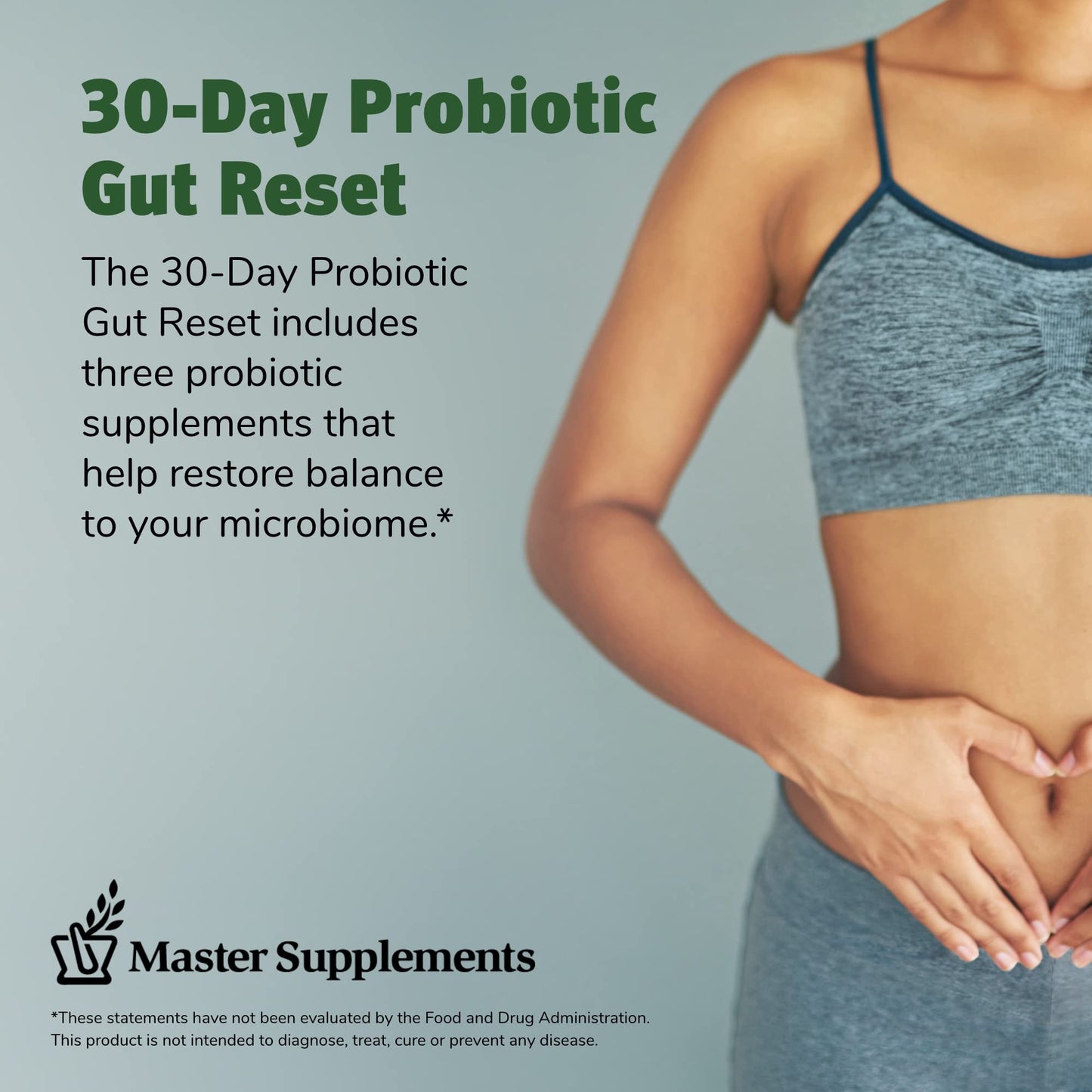 THERALAC Master Supplements 30-Day Probiotic Gut Reset Capsule 92 Count