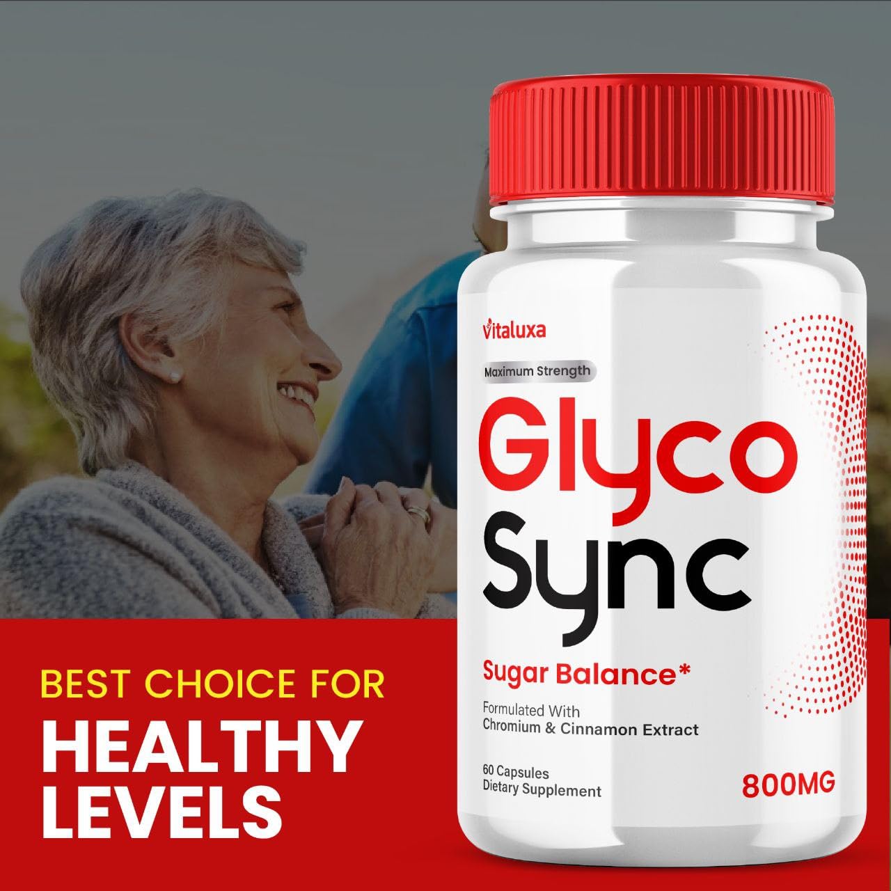 Vitaluxa Glyco Sync Blood Balance 180 Capsules