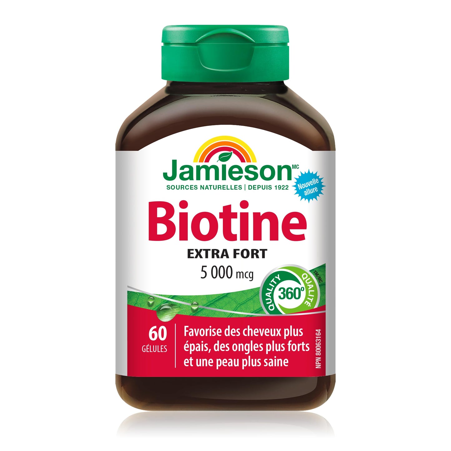 Jamieson Laboratories Biotin 5,000 mcg Capsules, 60 Capsules