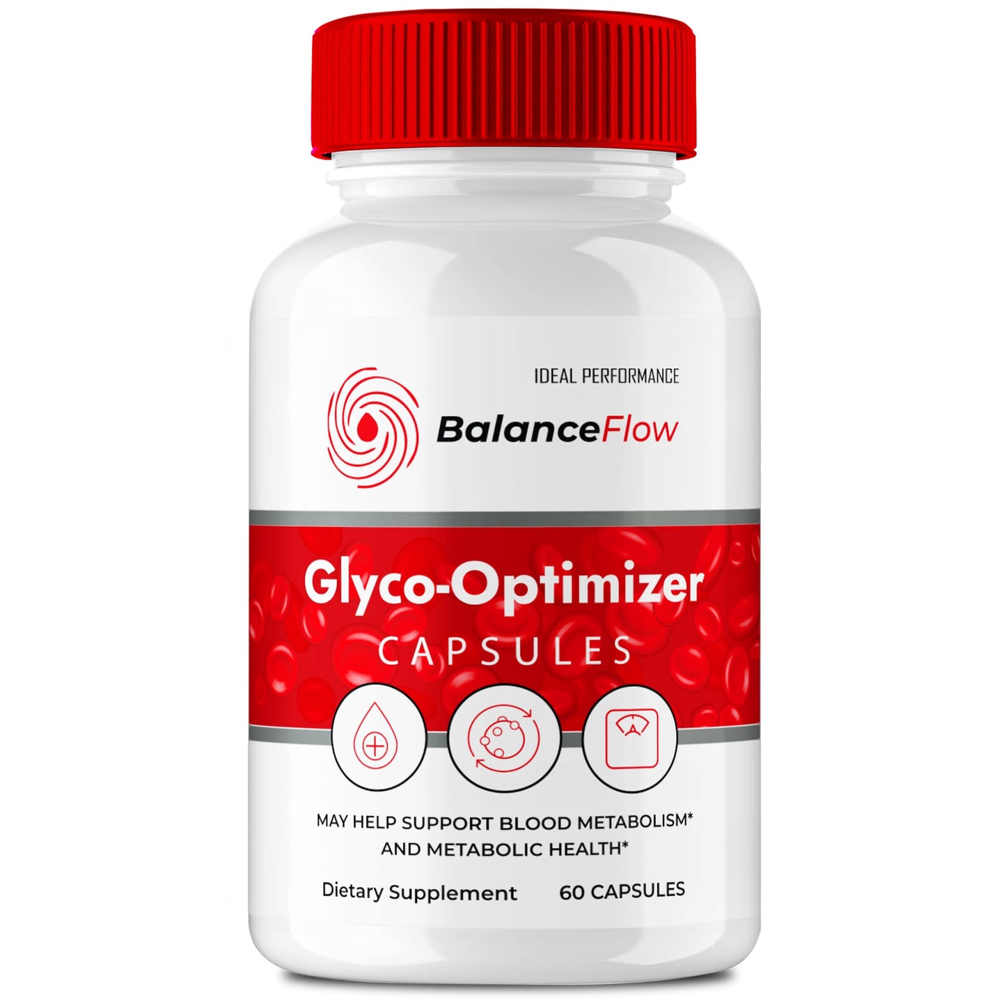 IDEAL PERFORMANCE Balance Flow Glyco Optimizer Capsules 60 Count