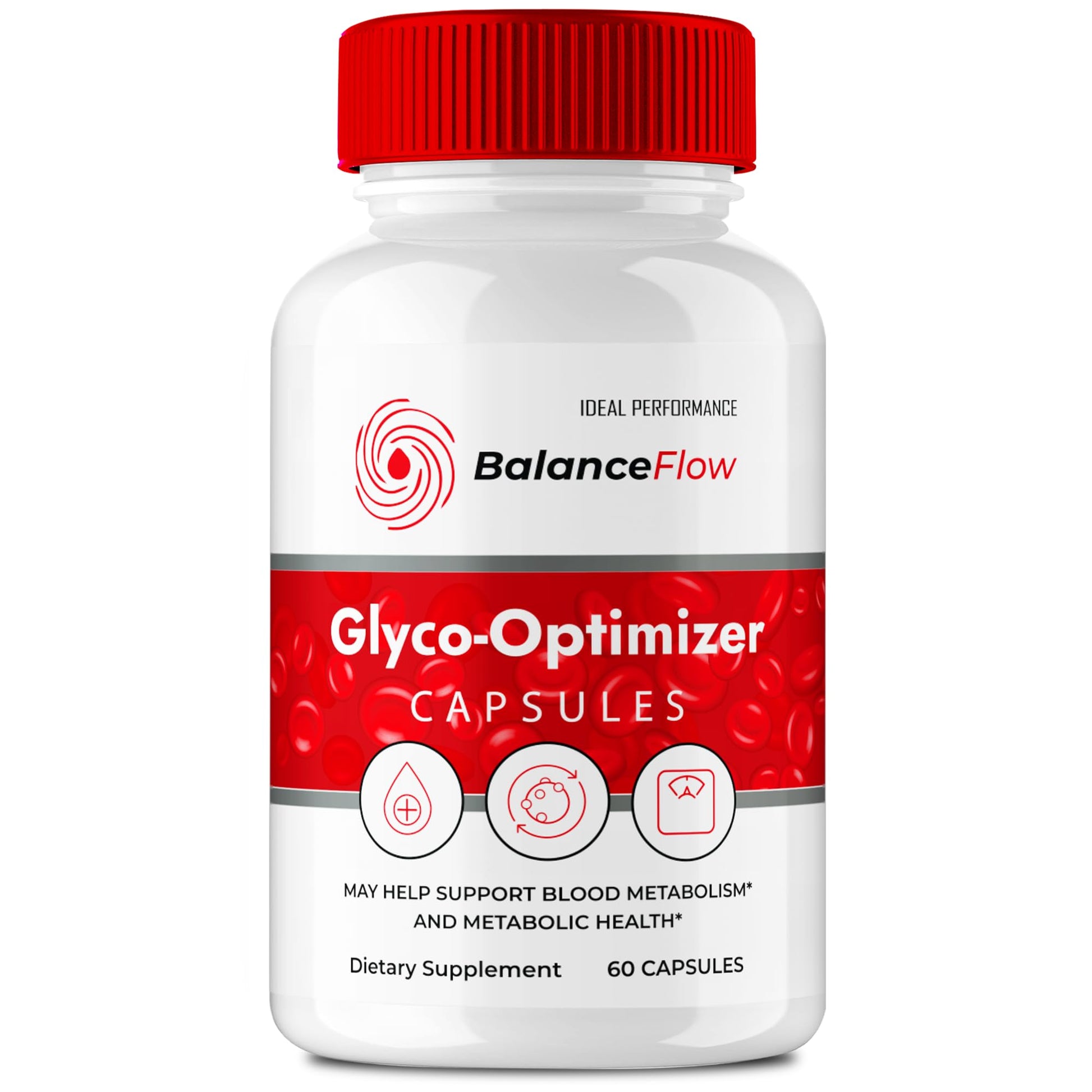 IDEAL PERFORMANCE Balance Flow Glyco Optimizer Capsules 60 Count