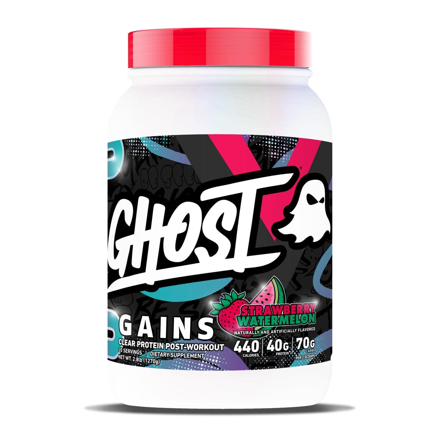 GHOST Clear Gains Mass Gainer Protein Powder, 44.8