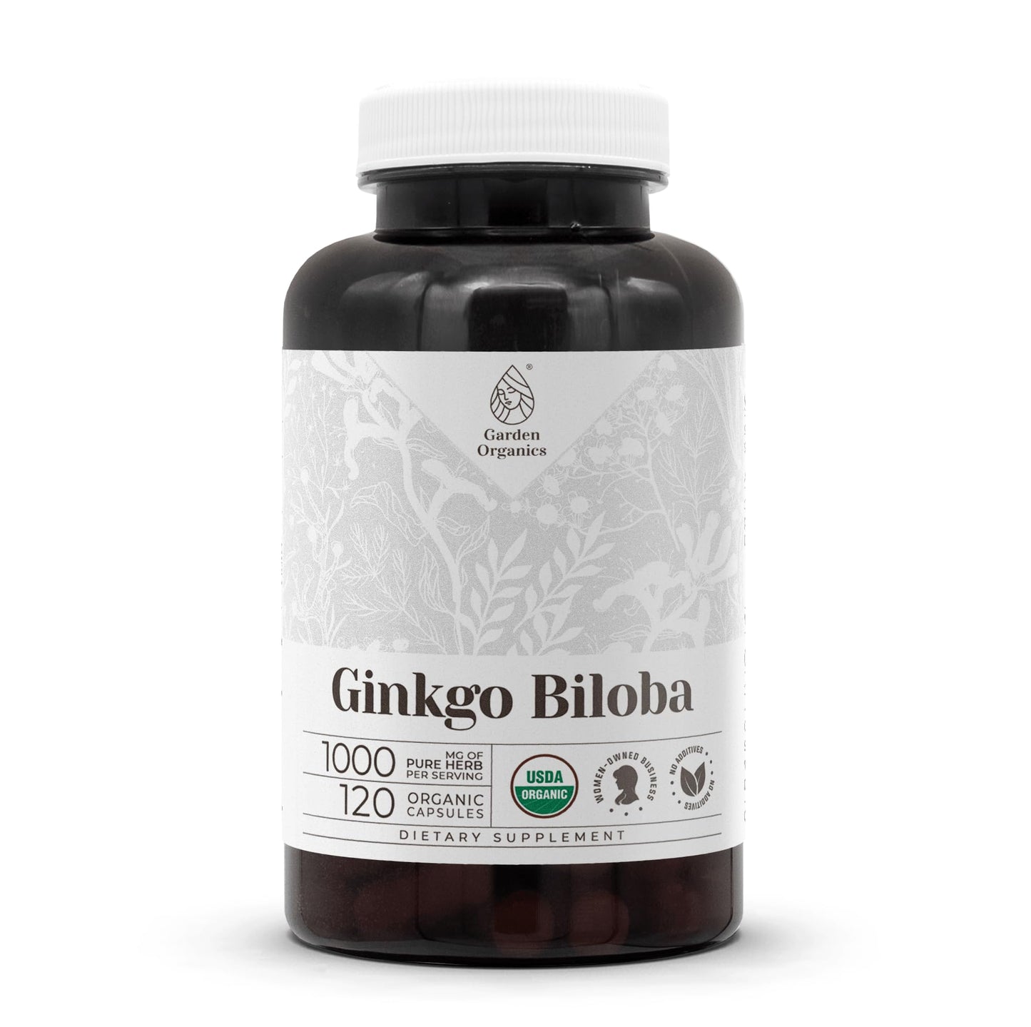 Garden Organics Ginkgo Biloba Capsules 120 Count