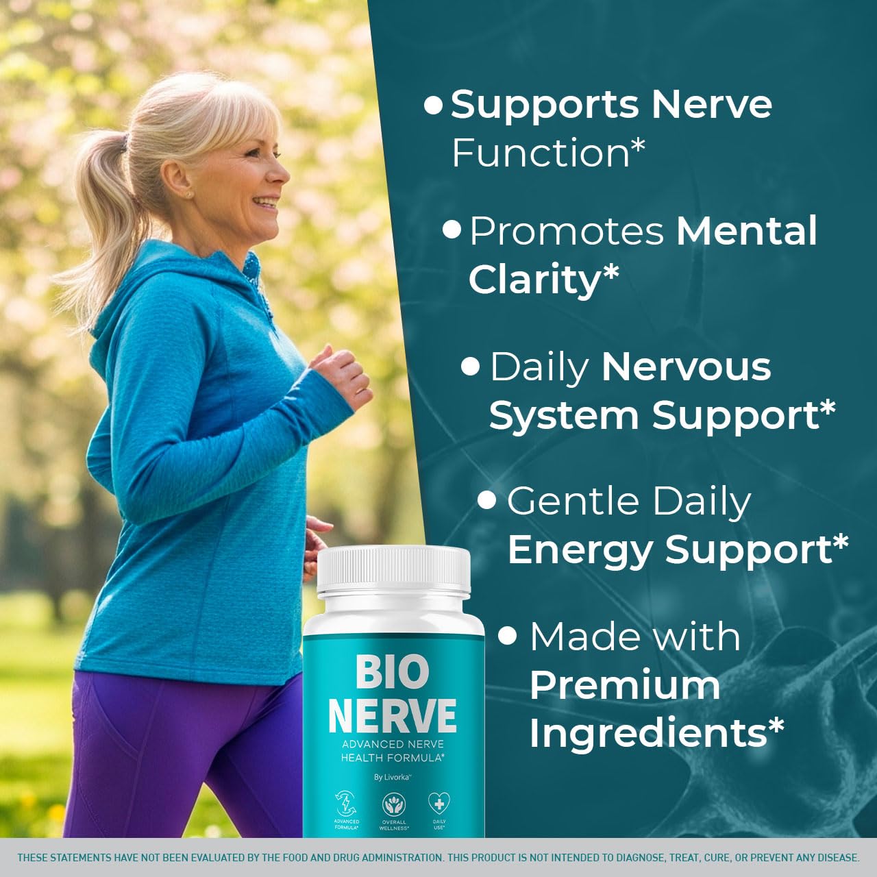 LIVORKA Bio Nerve Capsule, 300 Capsules