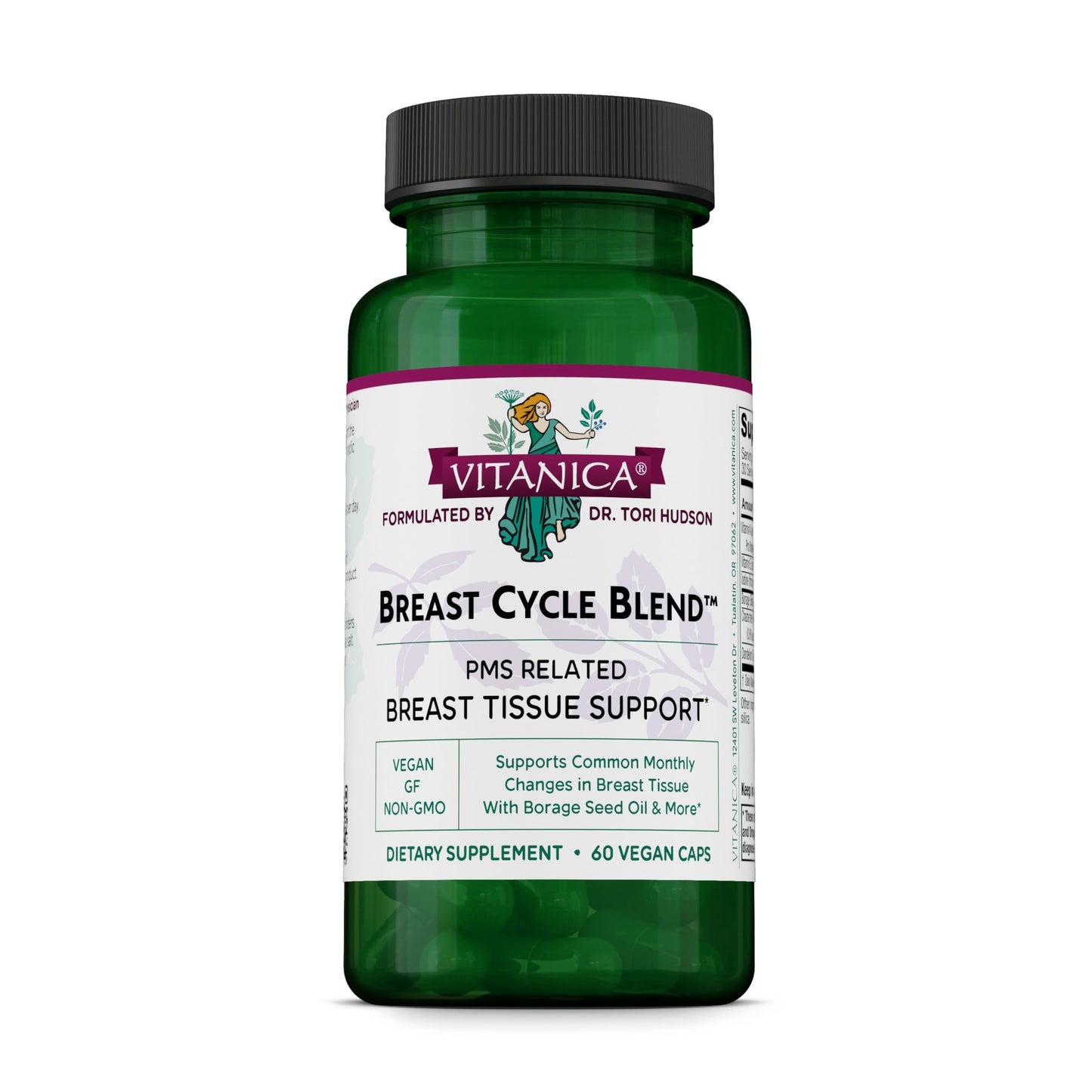 Vitanica Breast Cycle Blend Capsules, 60 Count