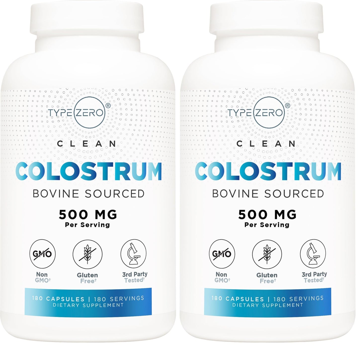 Type Zero Colostrum Supplement 360 Capsules