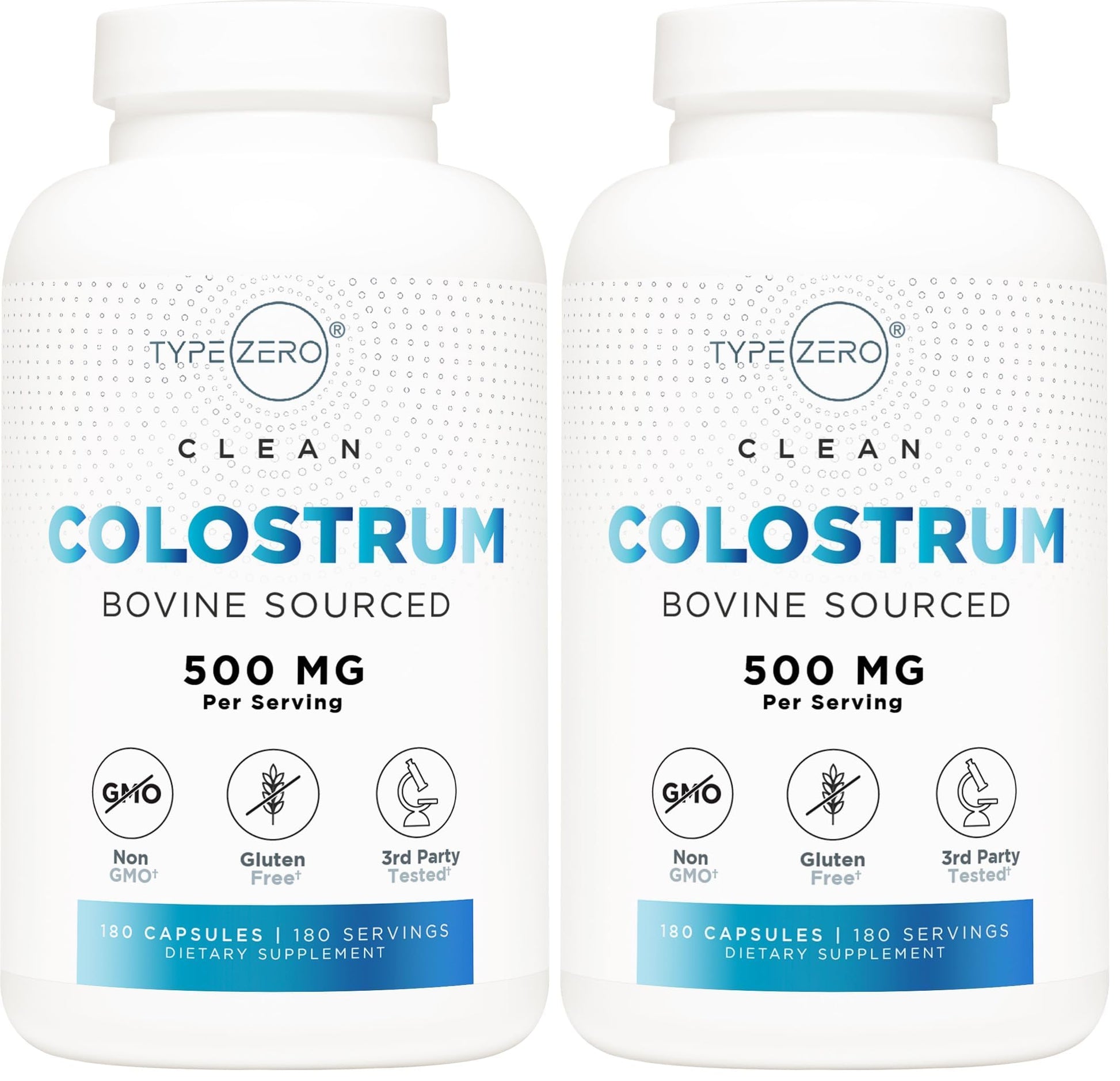 Type Zero Colostrum Supplement 360 Capsules