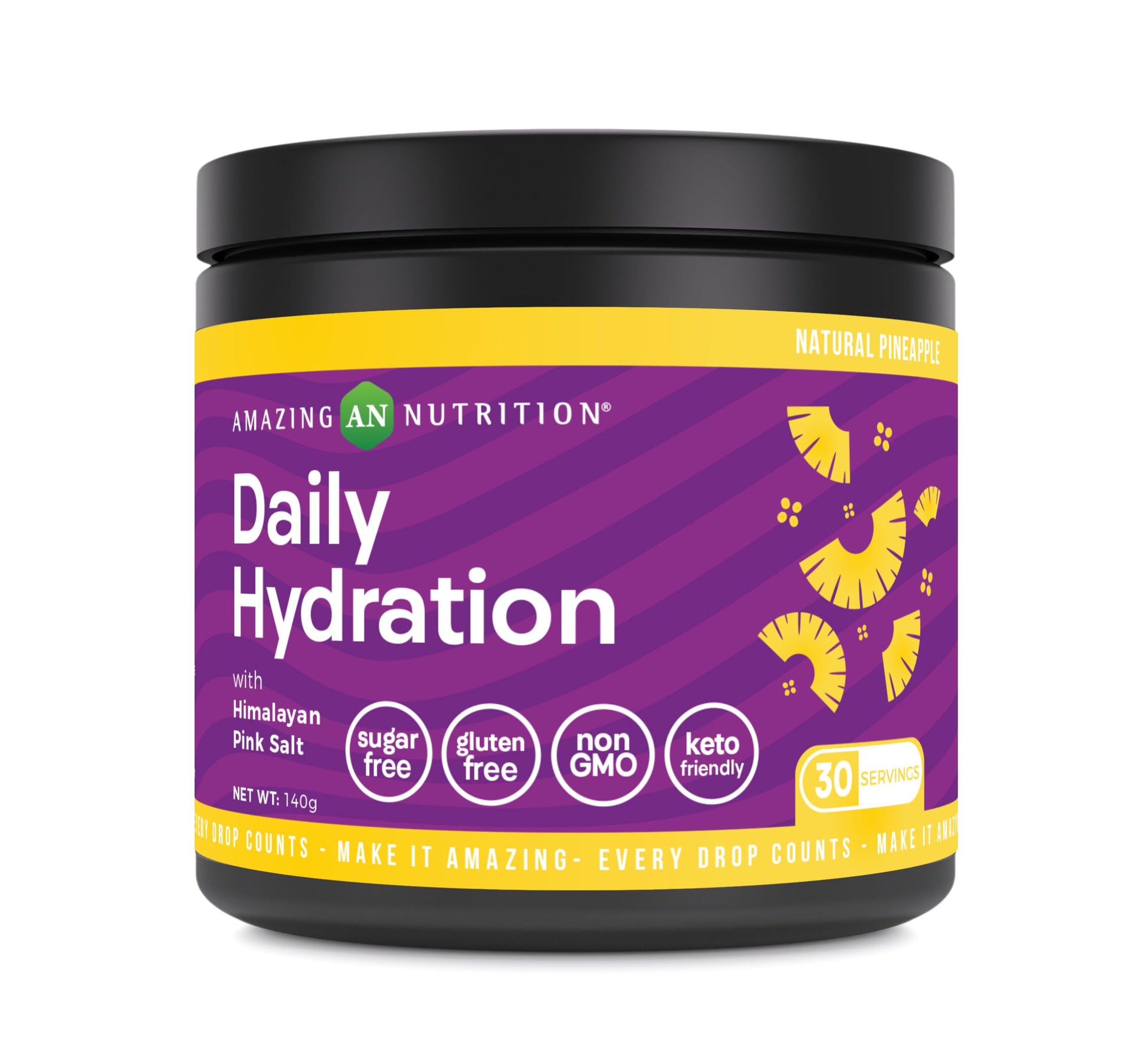 Amazing Nutrition Daily Hydration Electrolyte Powder 4.95 Ounce