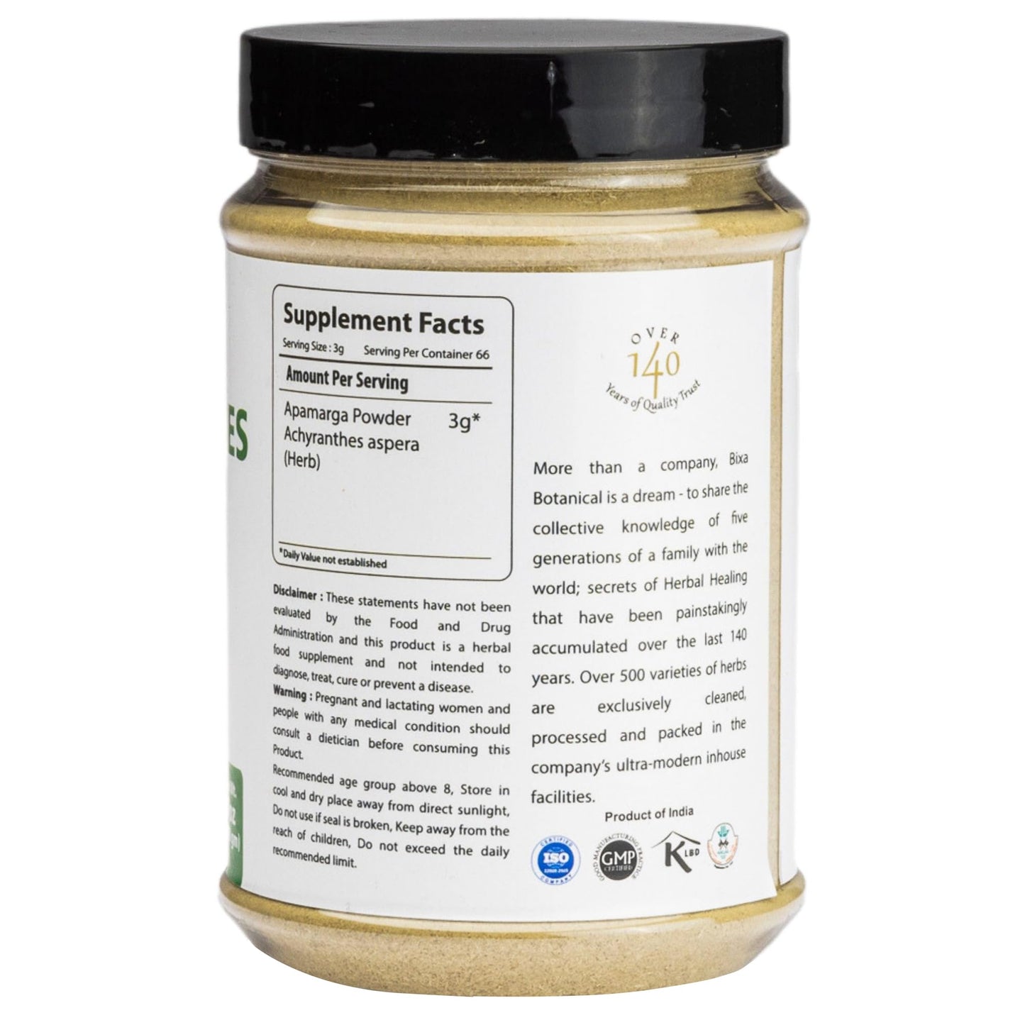 bixa BOTANICAL Achyranthes Aspera Powder, 14 oz