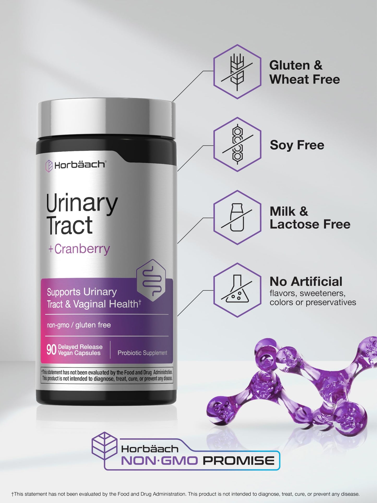Horbäach Urinary Tract Health for Women Capsules 90 Count