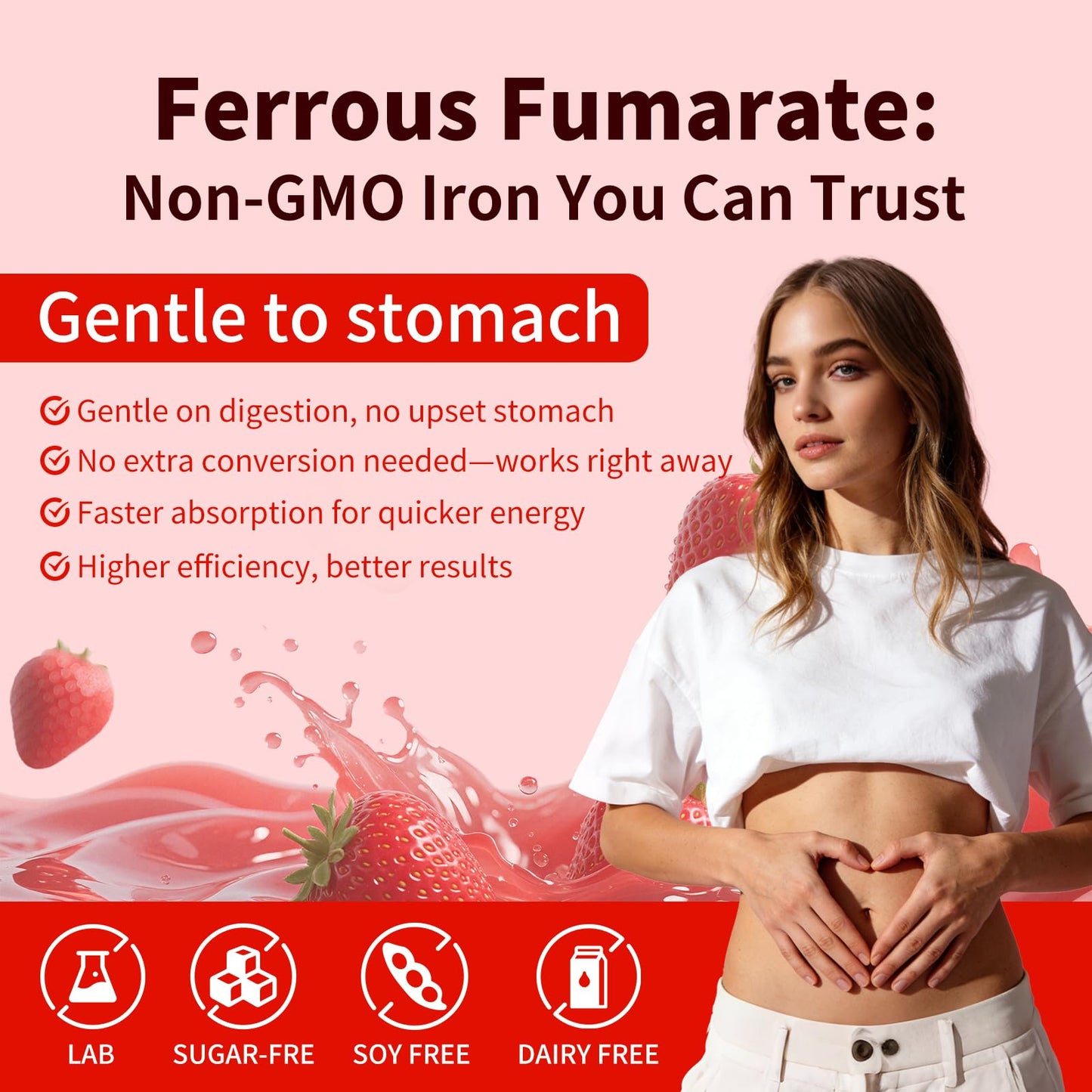 Wellnourish Iron Gummies Gummy 60 Count