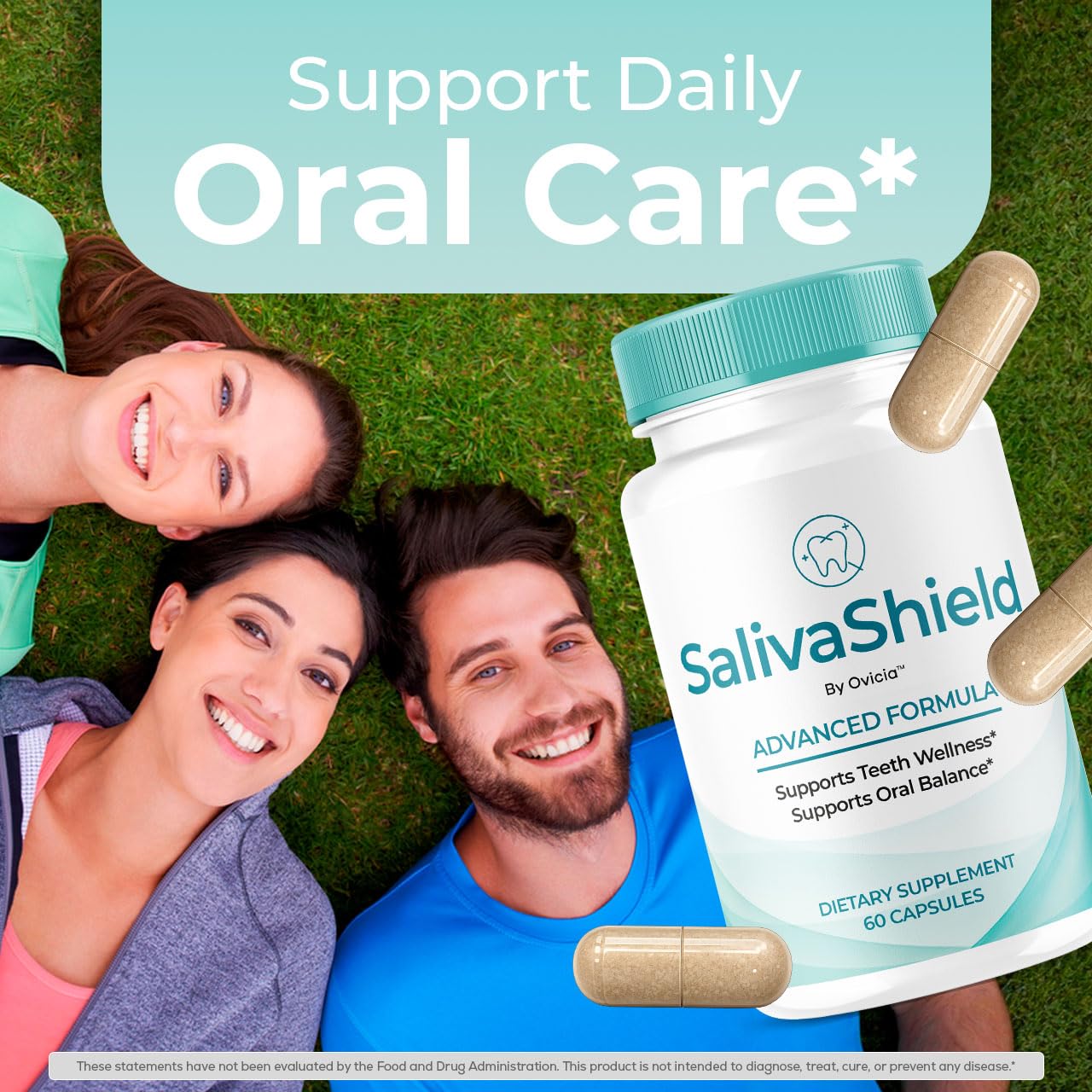OVICIA SalivaShield Capsules 60 Count