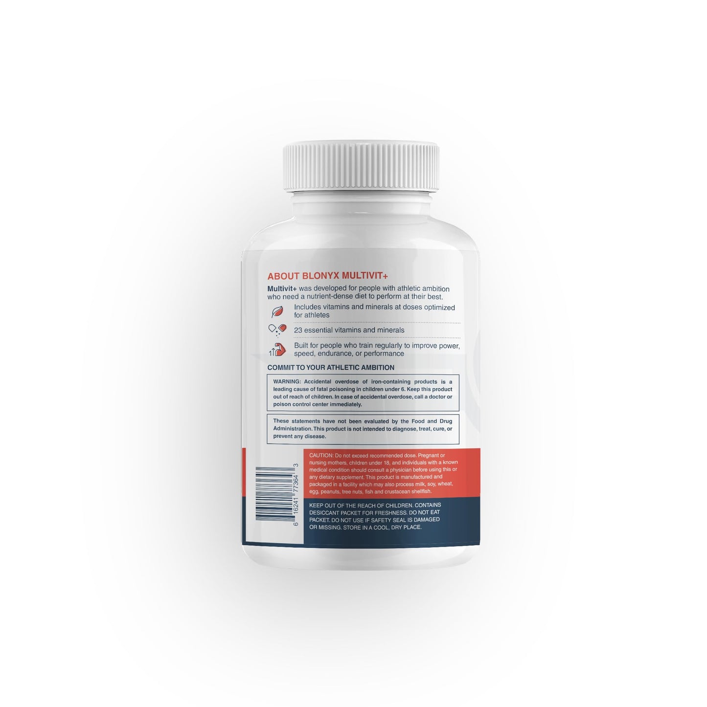 Blonyx Multivit+ Athlete's Multivitamin Capsule, 90 Capsules