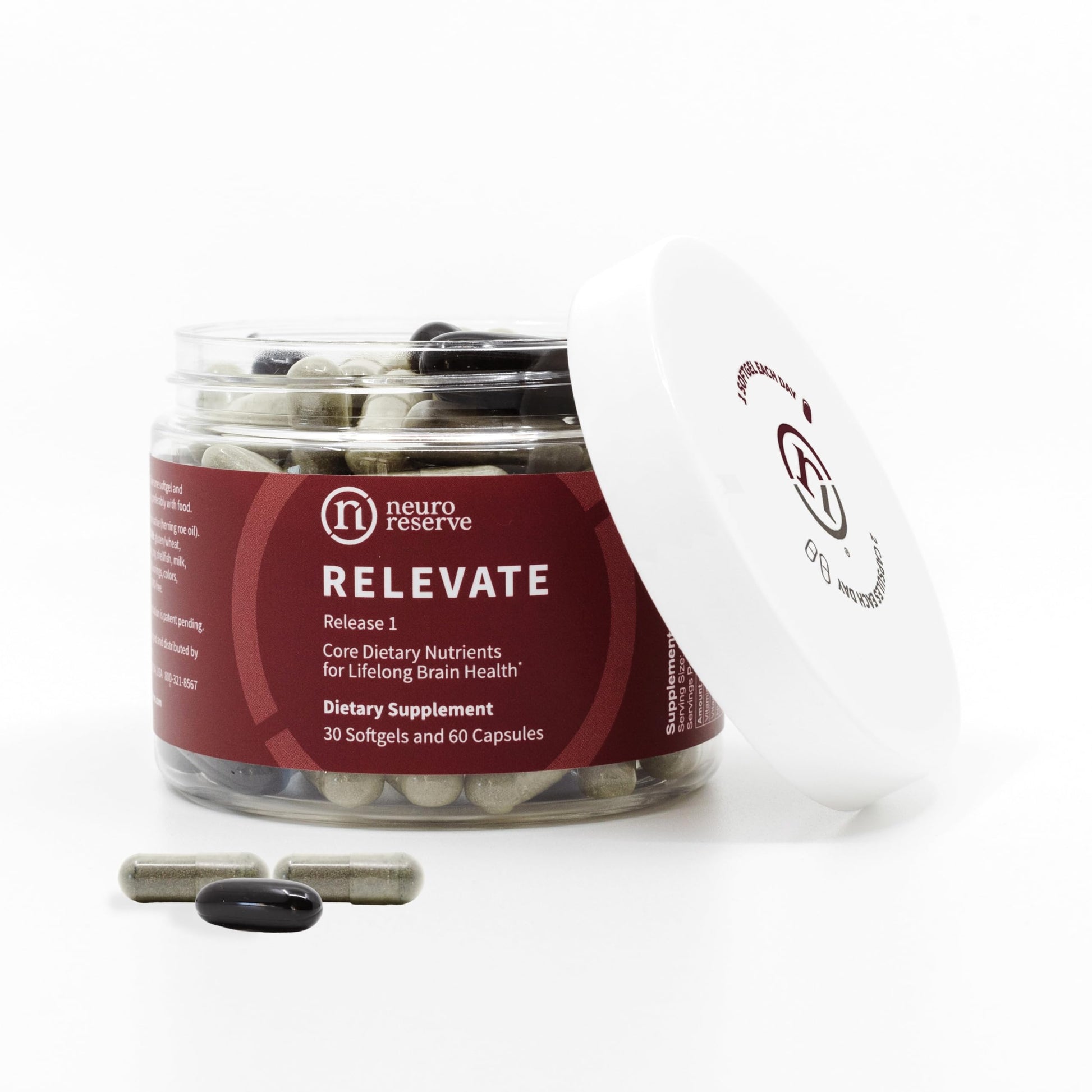 NeuroReserve RELEVATE Brain Health Supplement Capsule 90 Count