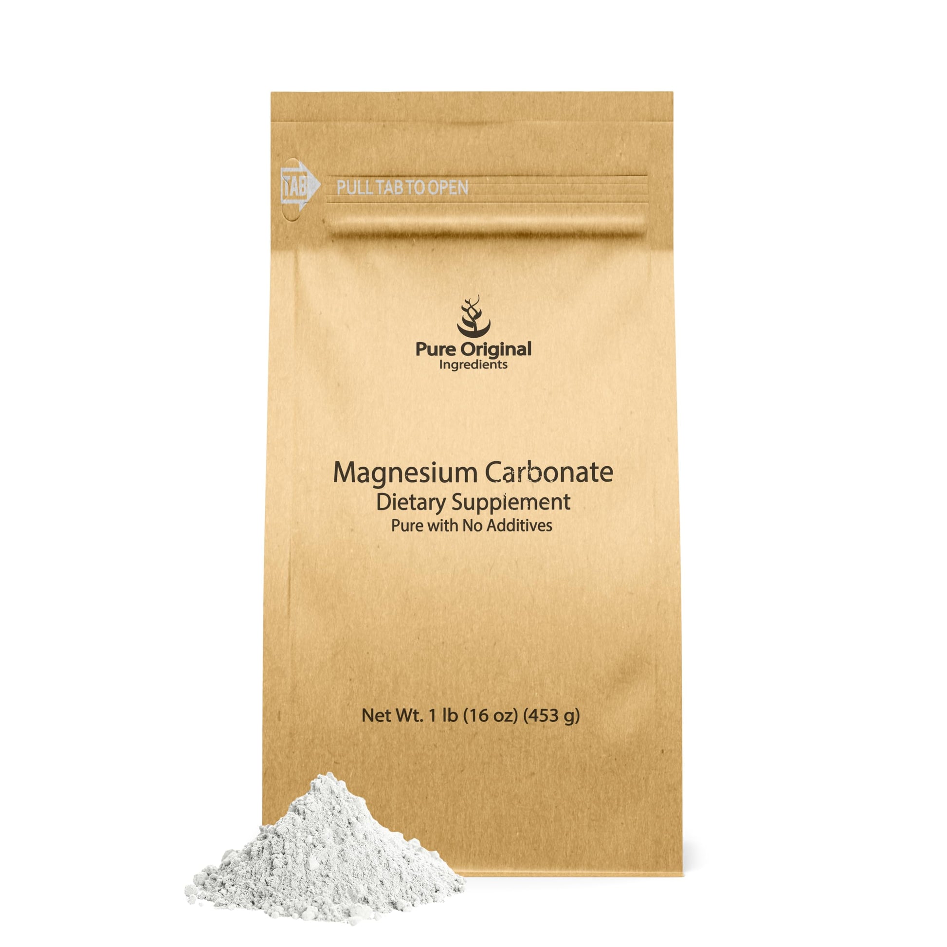 PURE ORIGINAL INGREDIENTS Magnesium Carbonate Powder 16 Ounce