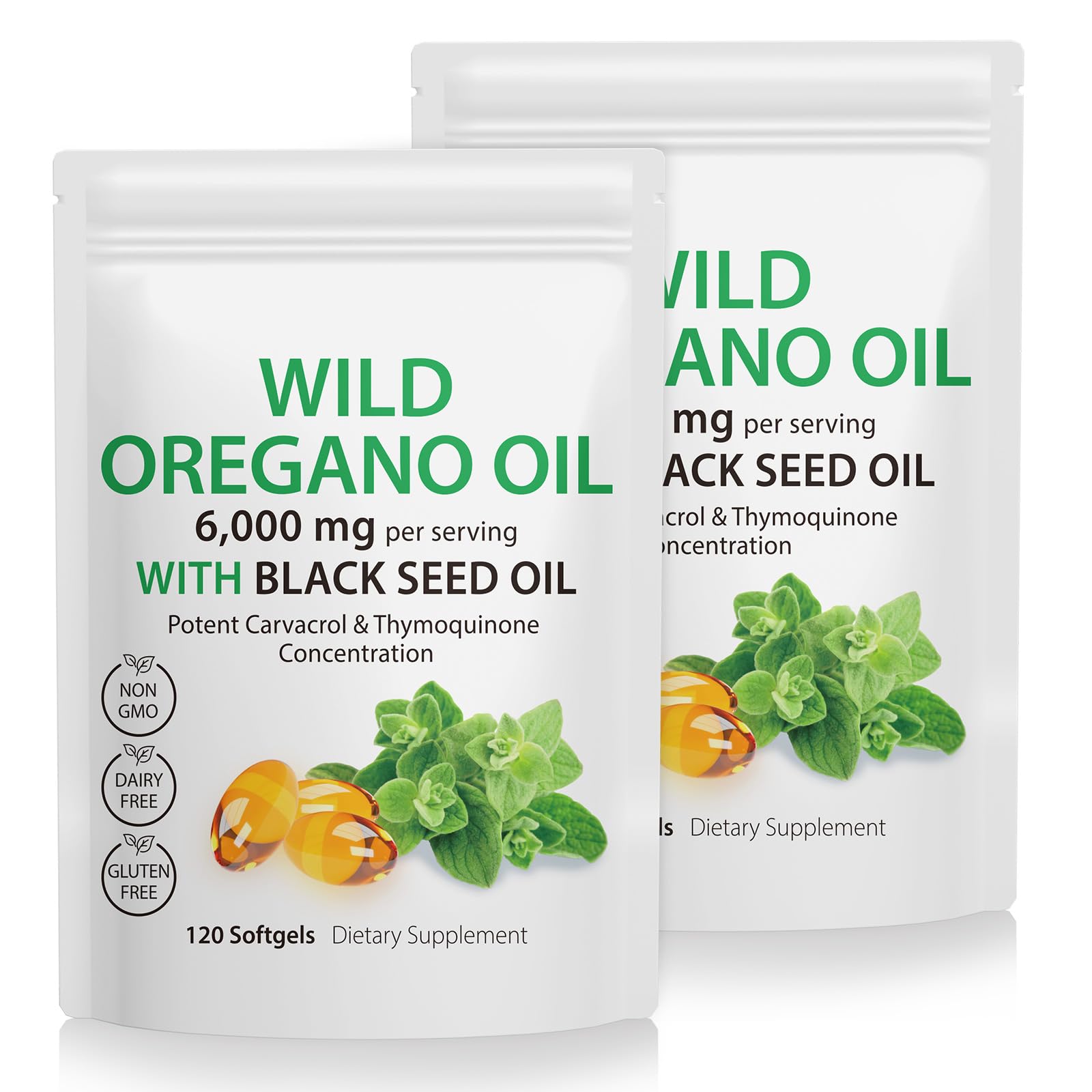 Daiasns Oregano Oil Capsules 240 Capsules