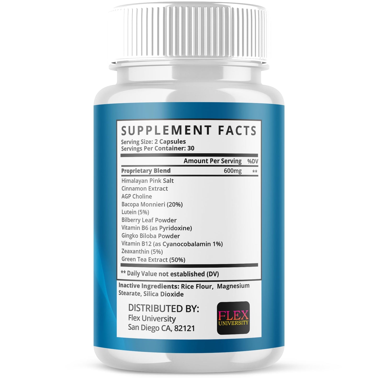 Flex University Nerve Ease Capsules 120 Capsules