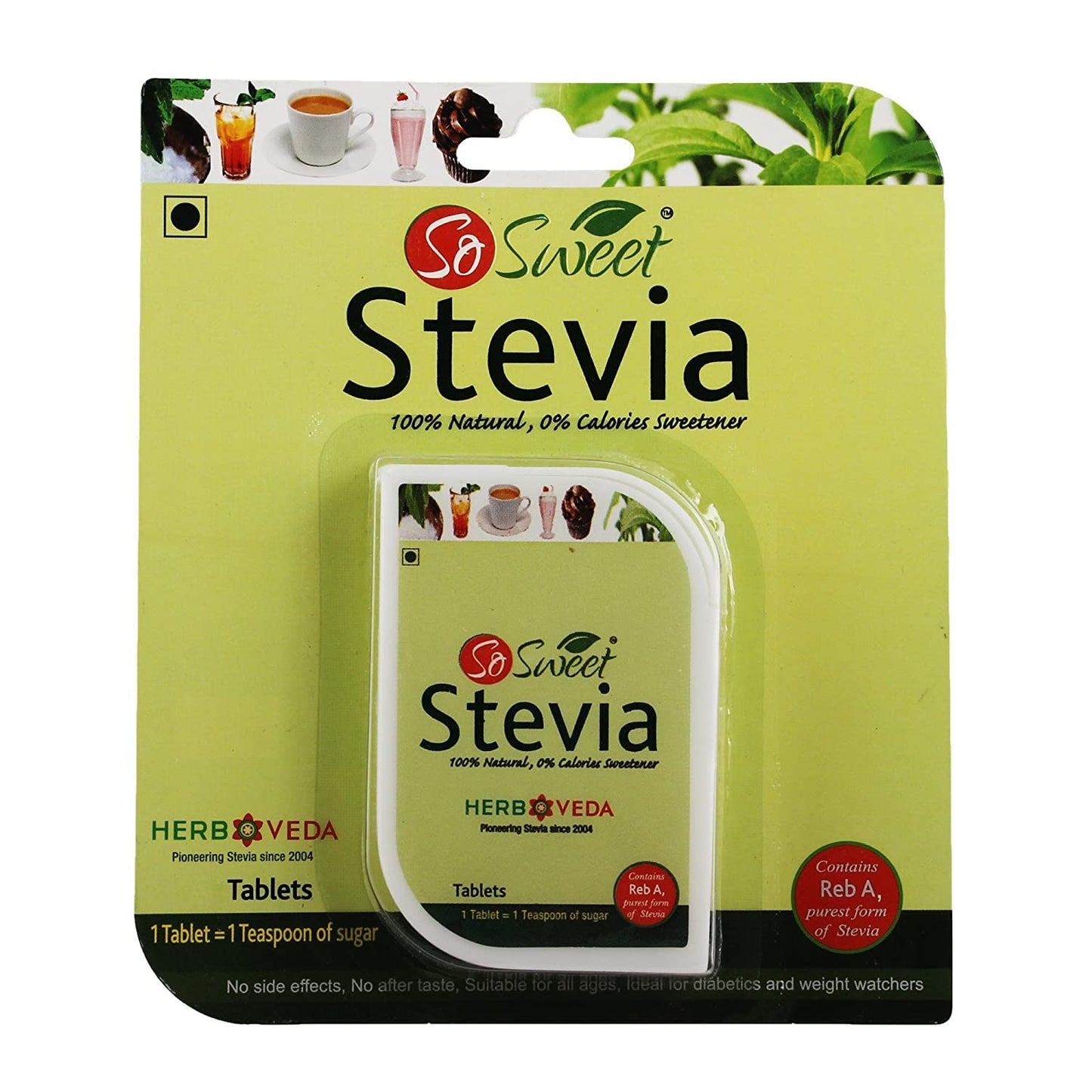 Exportmall So Sweet Stevia Tablets, 300 Tablets