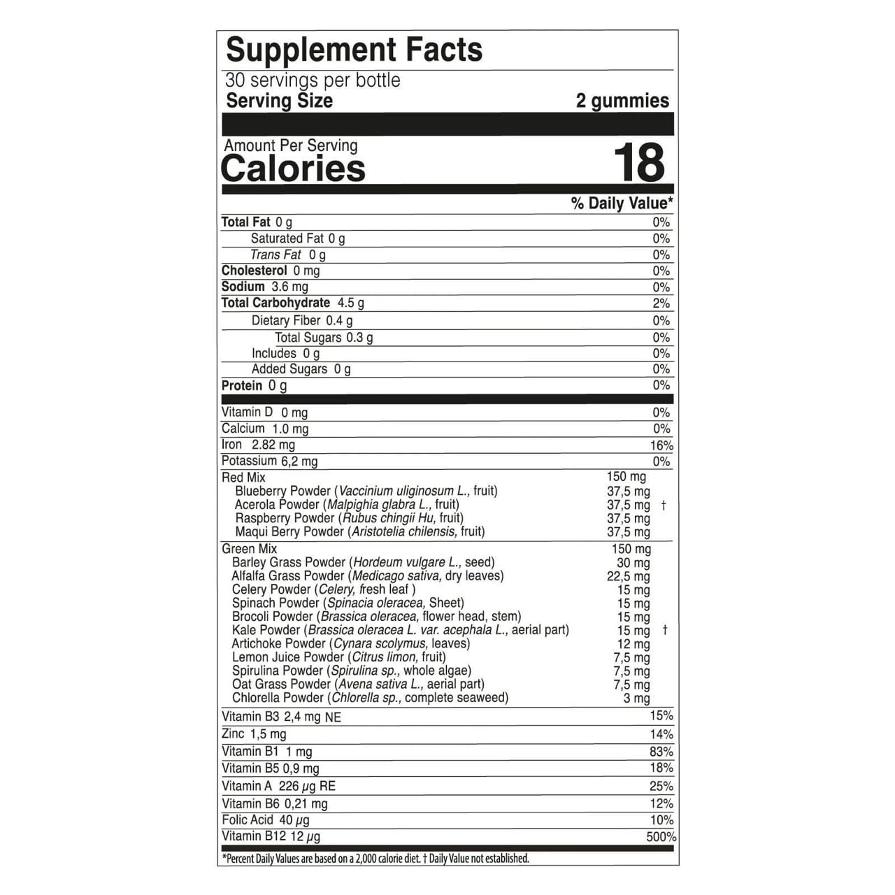 FARMASi Nutriplus Red & Green Mix Gummies 60 Gummies