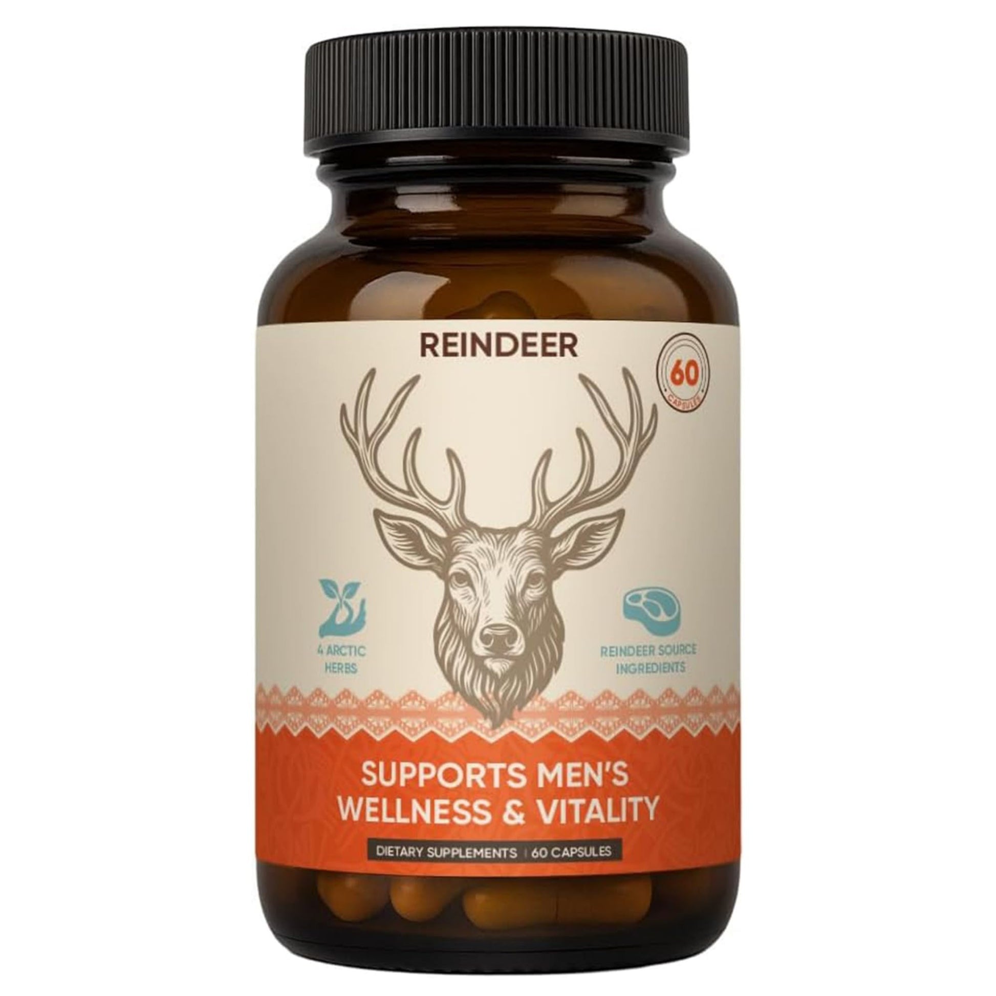 Dotkara Reindeer Organ Supplement for Men Capsule 60 Count