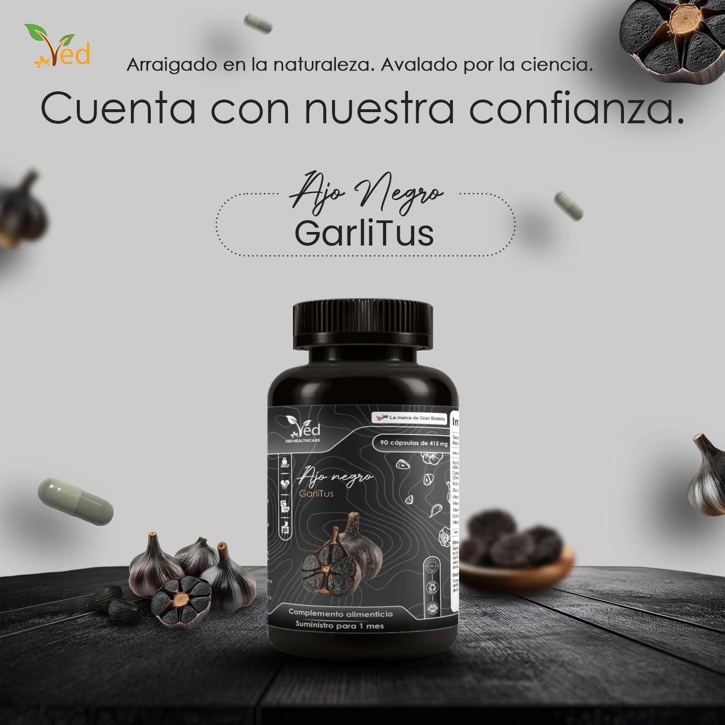 Ved GarliTus 90 Capsules
