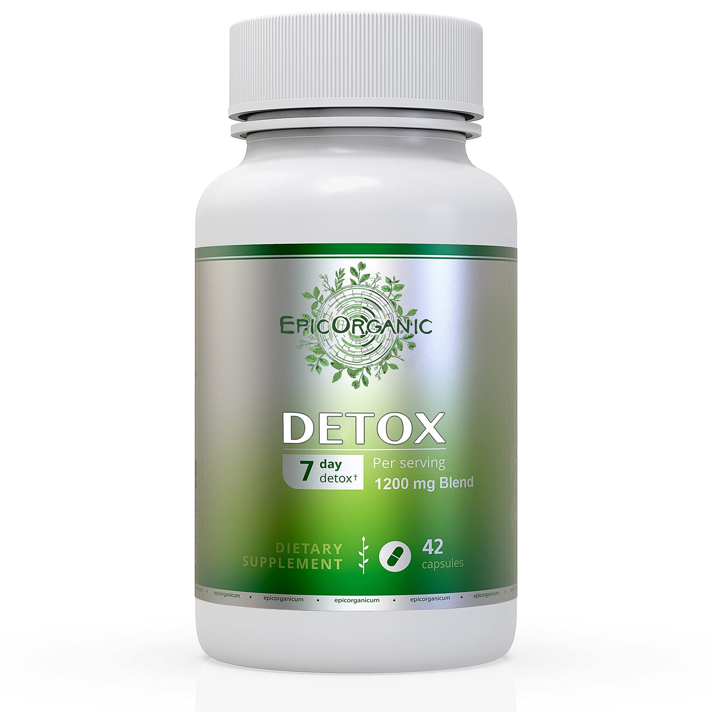 Epic Organicum 7 Day Detox Cleanse Capsules, 42 Count
