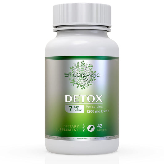 Epic Organicum 7 Day Detox Cleanse Capsules, 42 Count