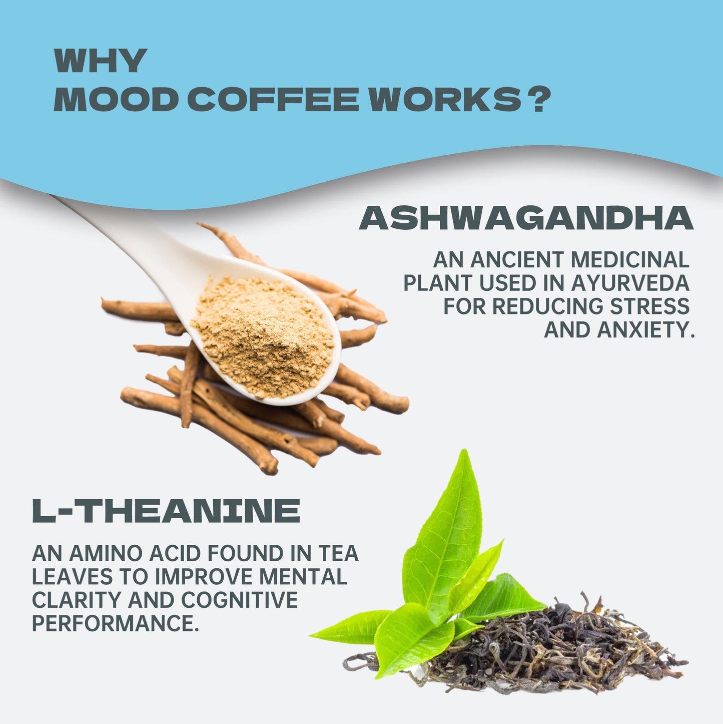 Generic Jiggle Functional Coffee for Mood & Cortisol, Brain & Nootropics, Ashwagandha, L-Theanine, Saffron, Sugar-free, Powder, 5