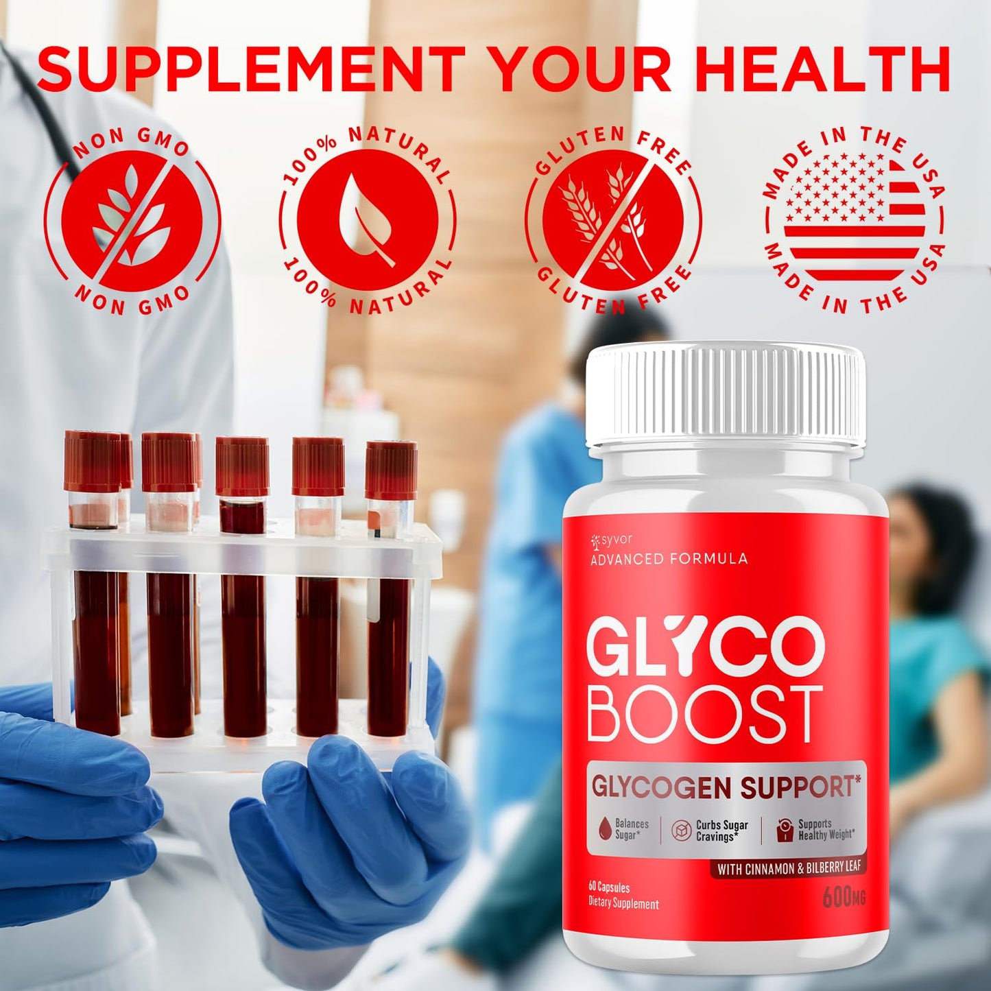 Syvor Glyco Boost Capsules, 300 Capsules