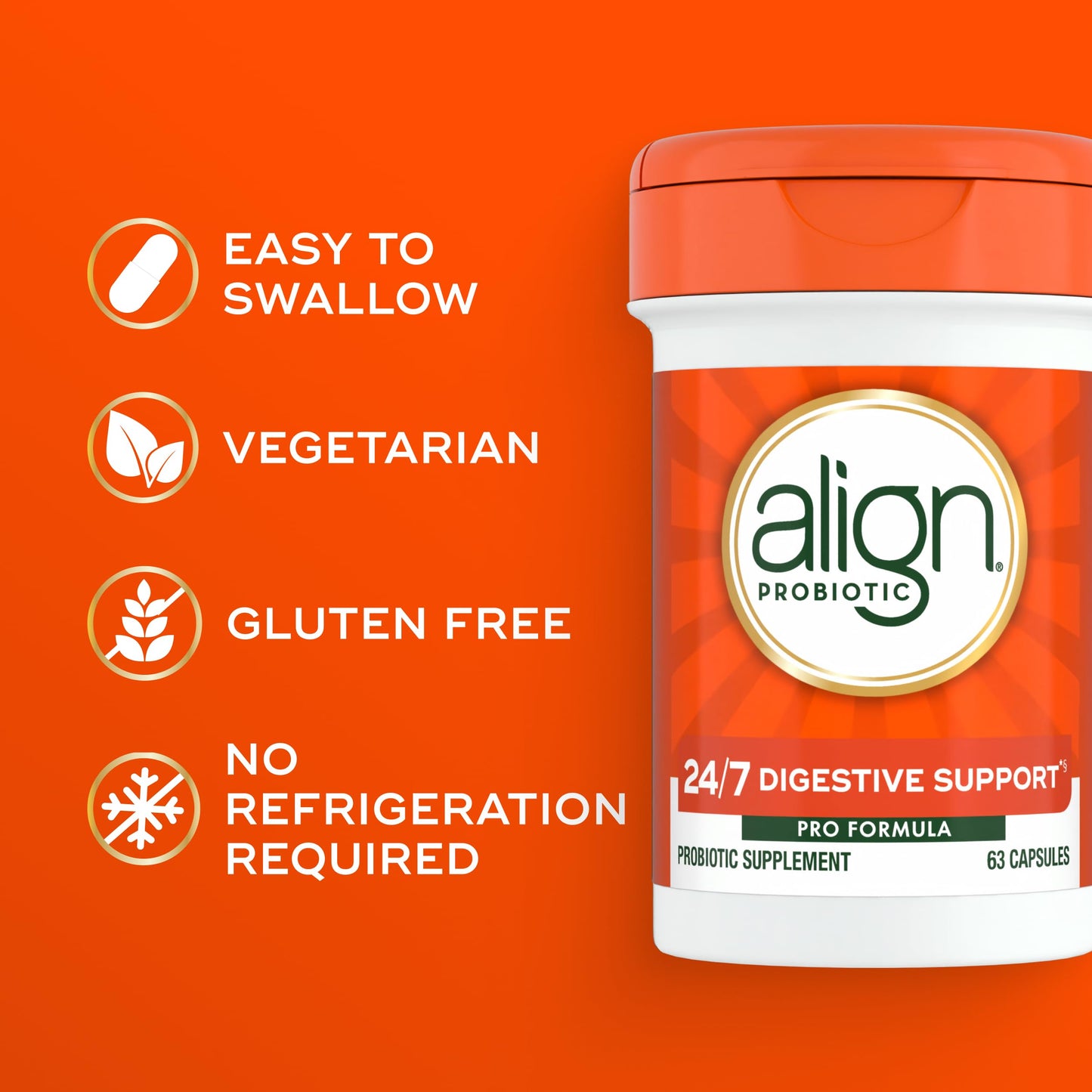 Align Probiotic Pro Formula 63 Capsules