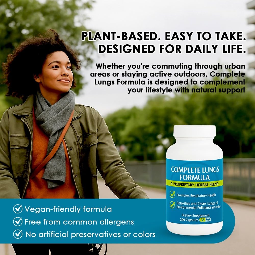 NCB NCB TECHNOLOGY Complete Lungs Formula Capsules, 200 Capsules