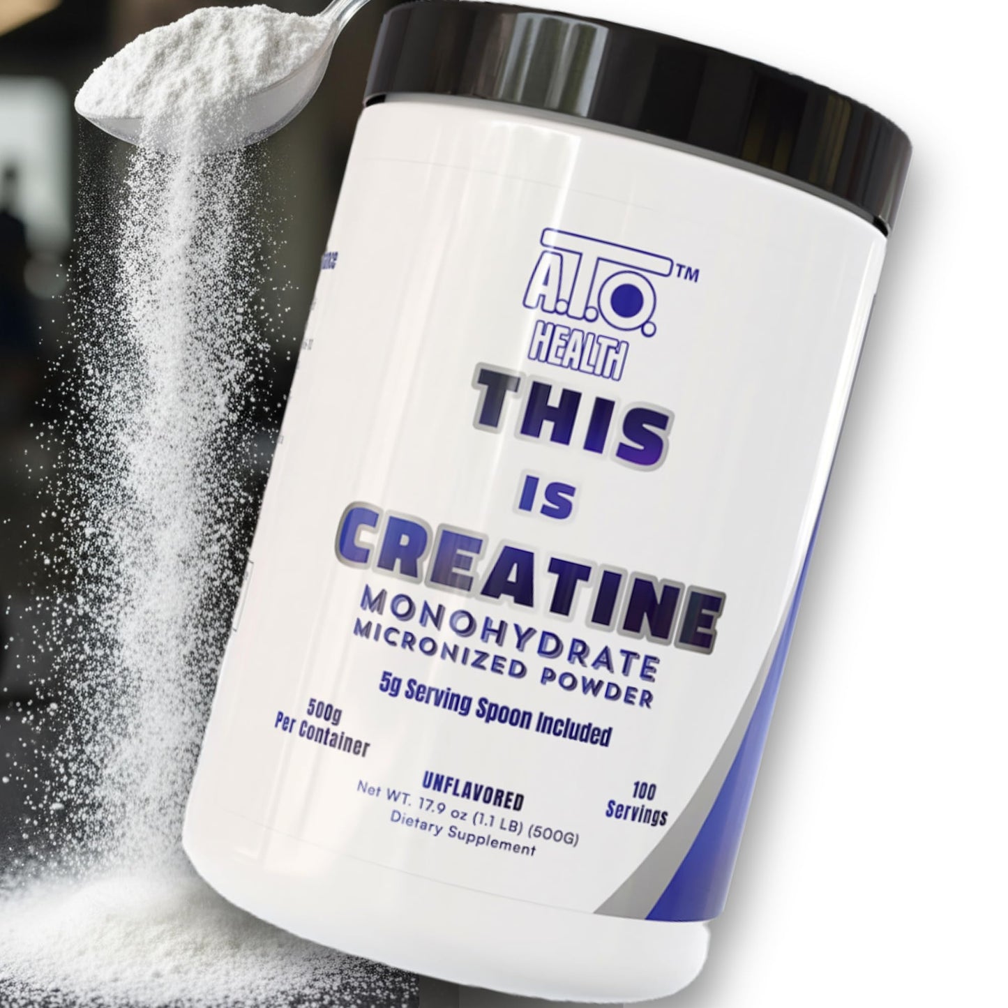 A.T.O. Health Creatine Monohydrate Powder 18