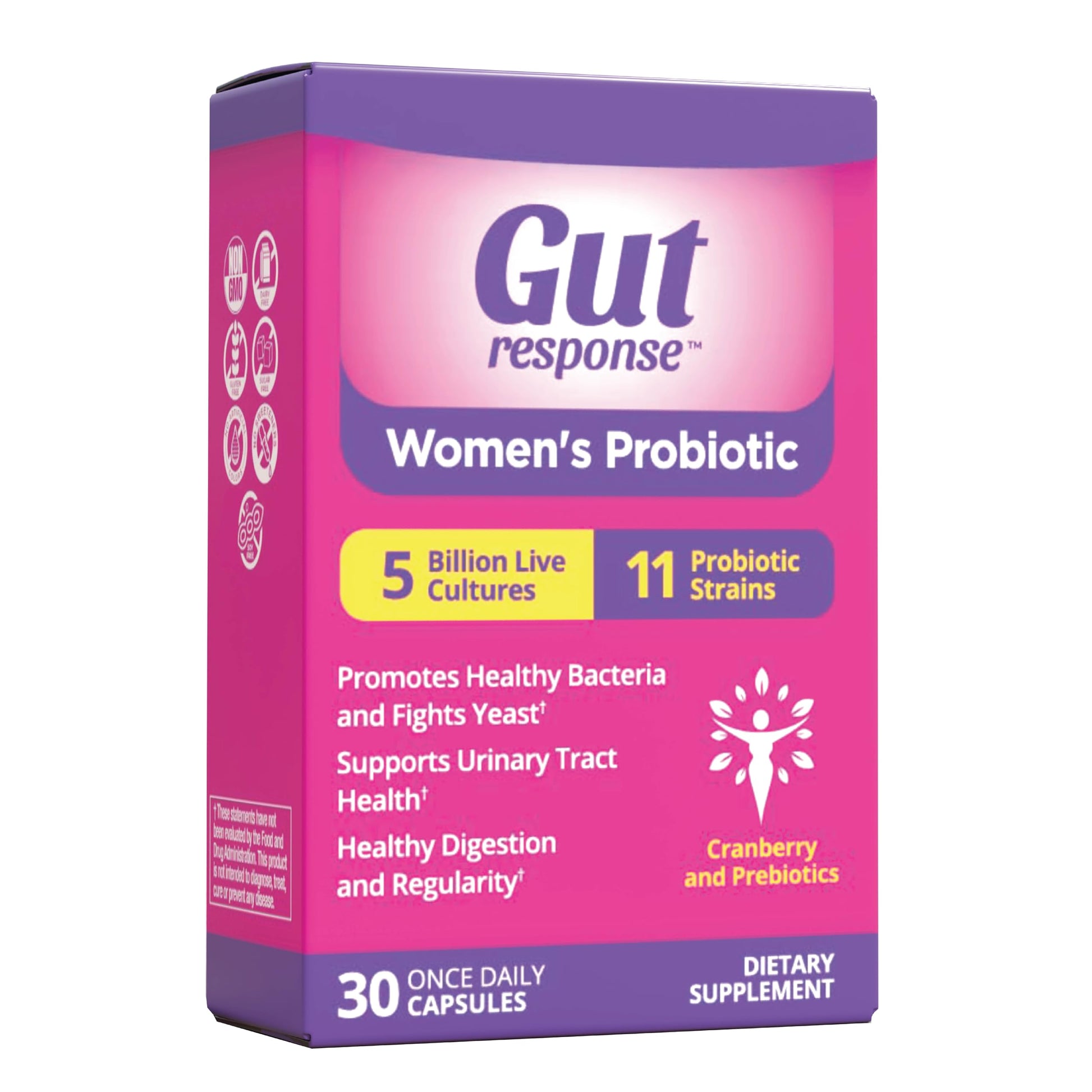 Gut Response Women's Probiotic Capsules 30 Capsules