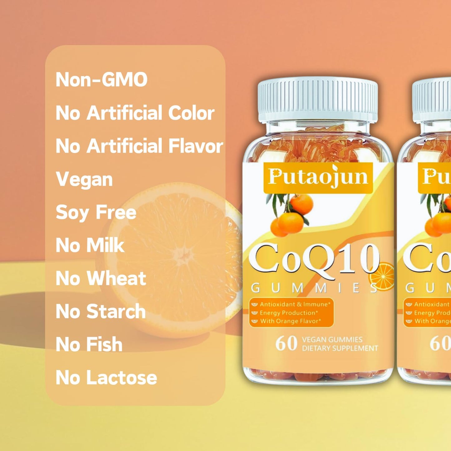 Putaojun CoQ10 Gummies 120 Count