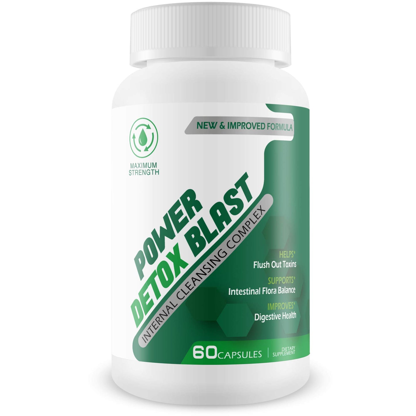 POWER BLAST Power Detox Blast Internal Cleansing Capsule 60 Count