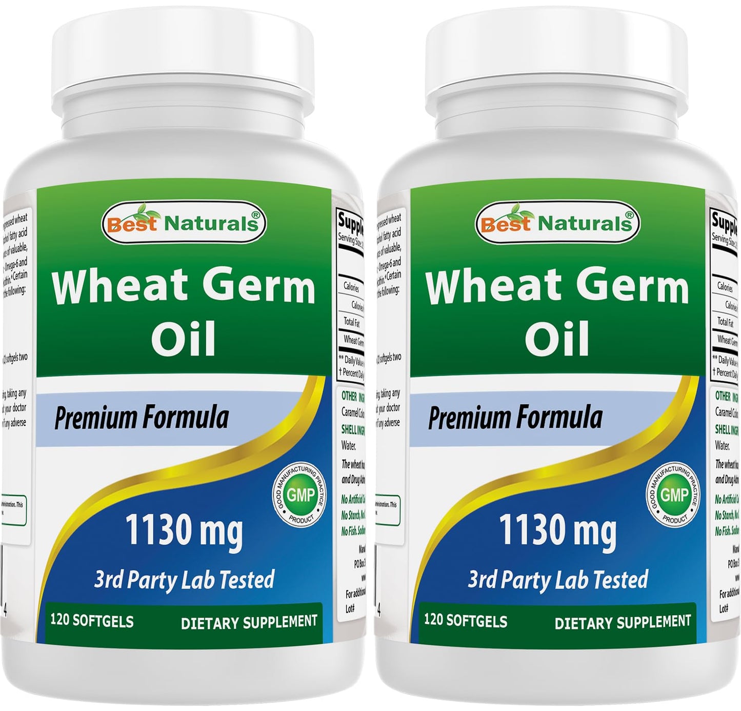 Best Naturals Wheat Germ Oil 1130 mg Softgels 240