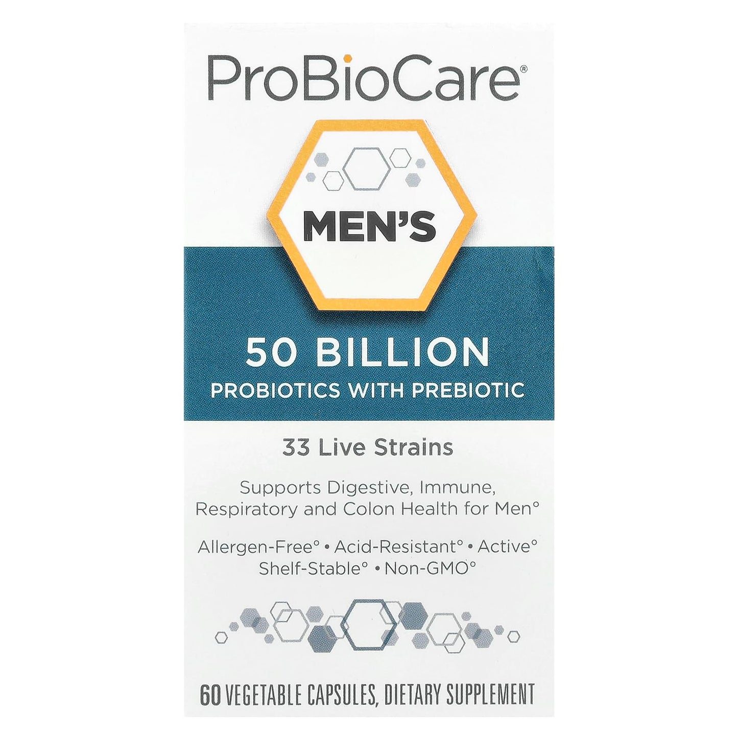 ProBioCare Probiotic for Men Capsule, 60 Count