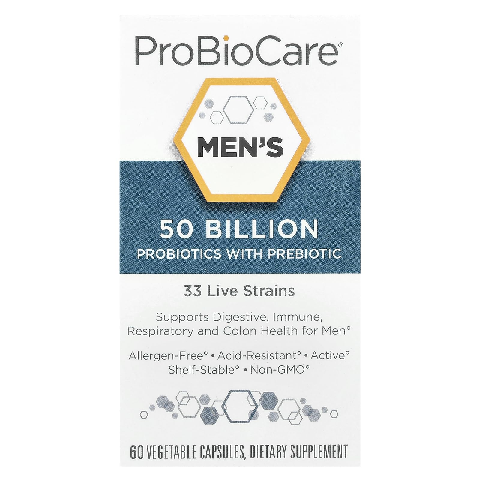 ProBioCare Probiotic for Men Capsule, 60 Count