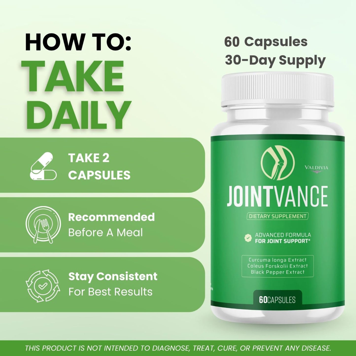 Valdivia JointVance Capsules, 180 Capsules