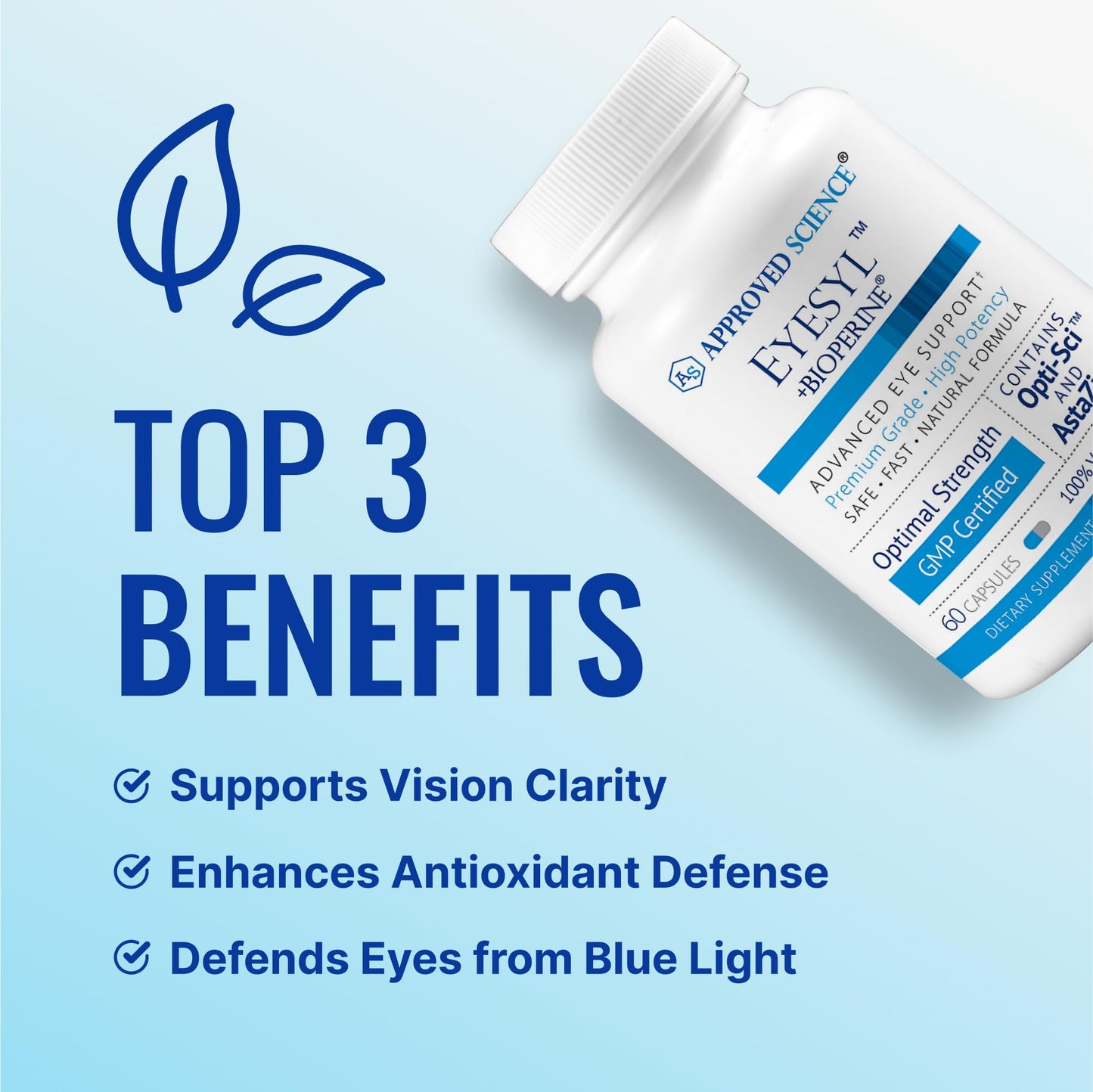 Approved Science EyeSyl Eye Support Supplement Capsules 60