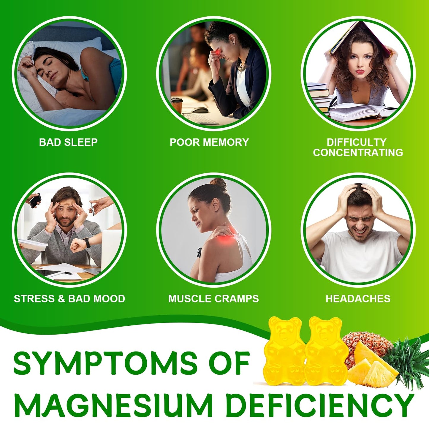 Nature's live Magnesium Glycinate Gummies 120 Gummies