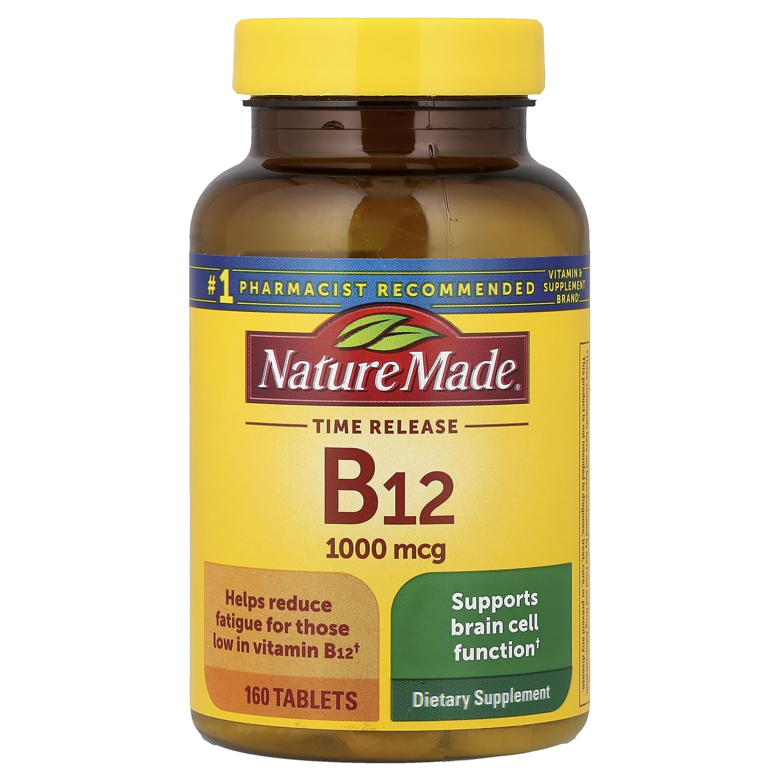 Nature Made Vitamin B12 1000 mcg Timed Release Tablets 160 Tablets