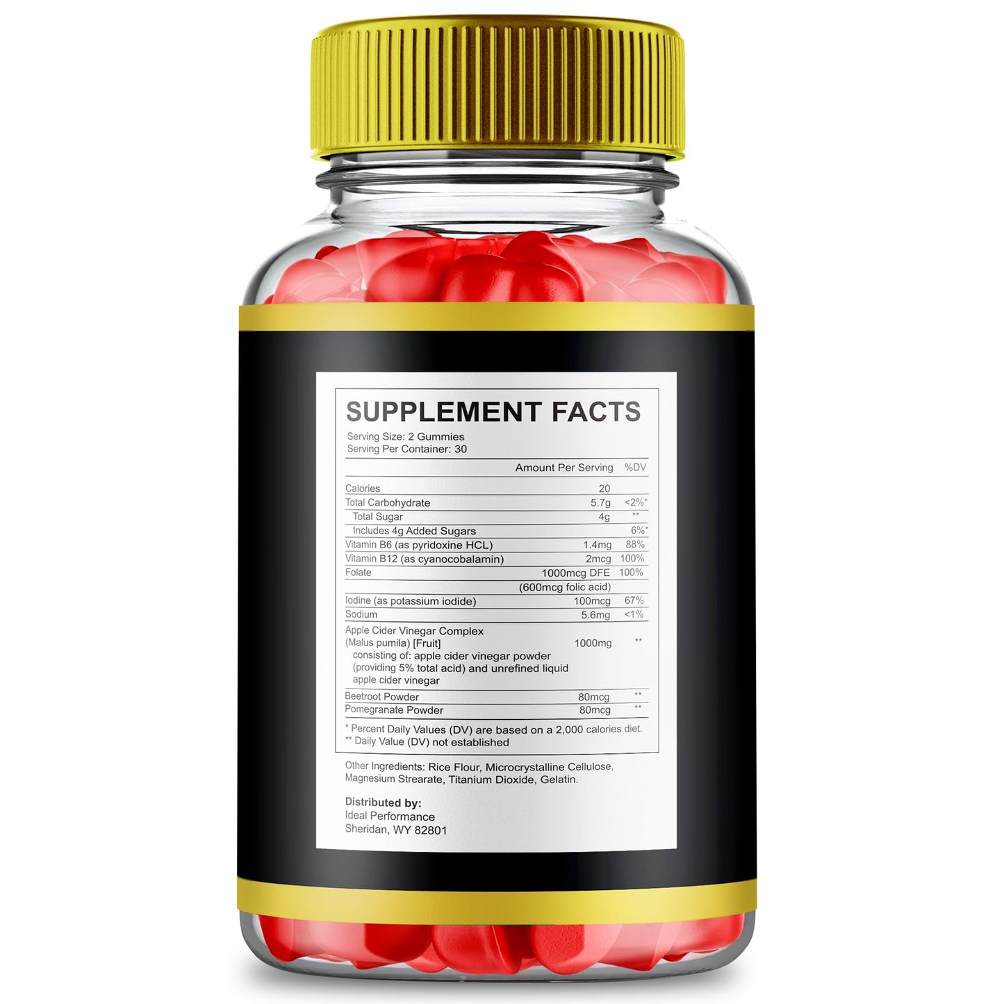 Ideal Performance EliteMale Gummies 180 Count