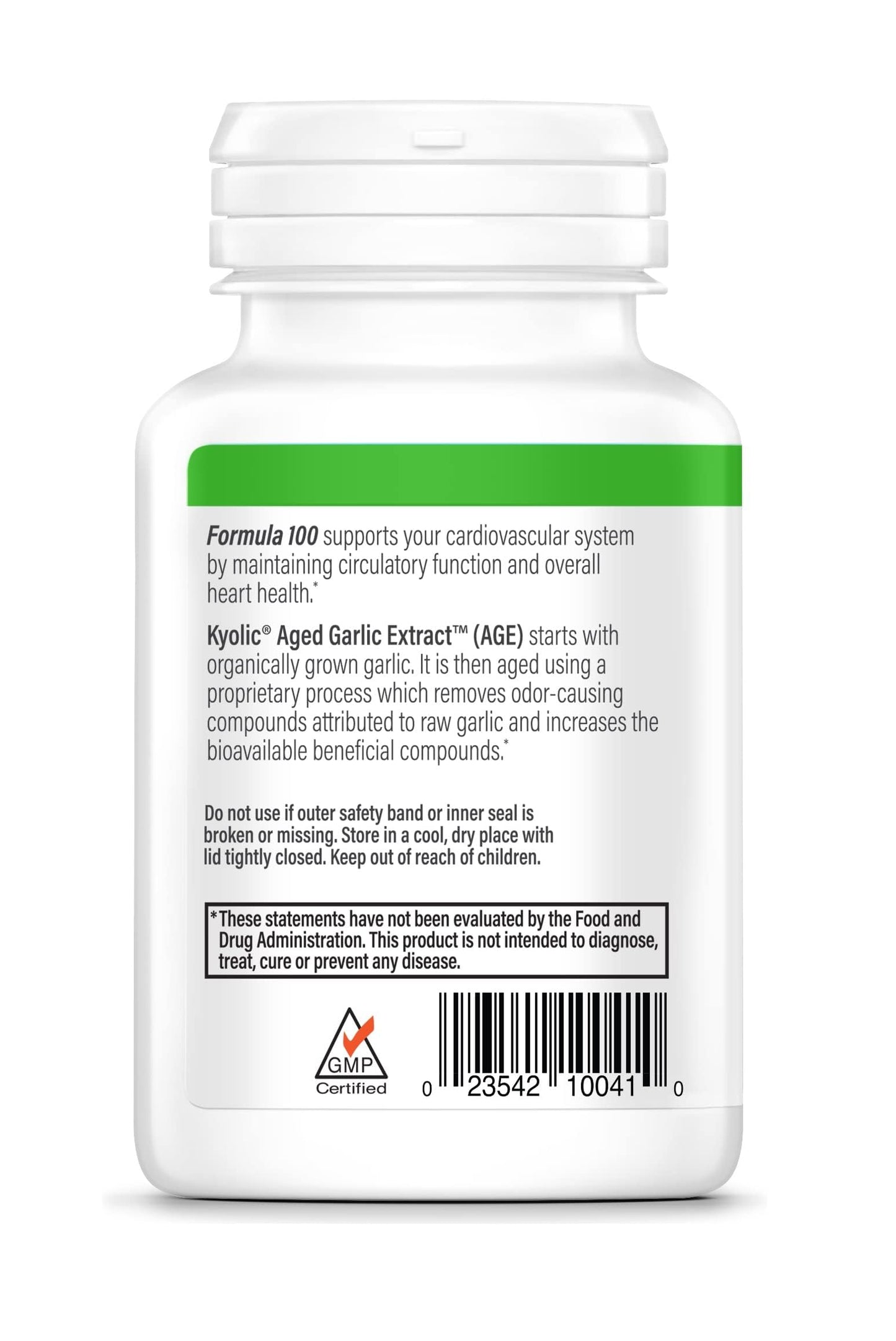 Kyolic Aged Garlic Extract Formula 100 Capsules, 100 Count