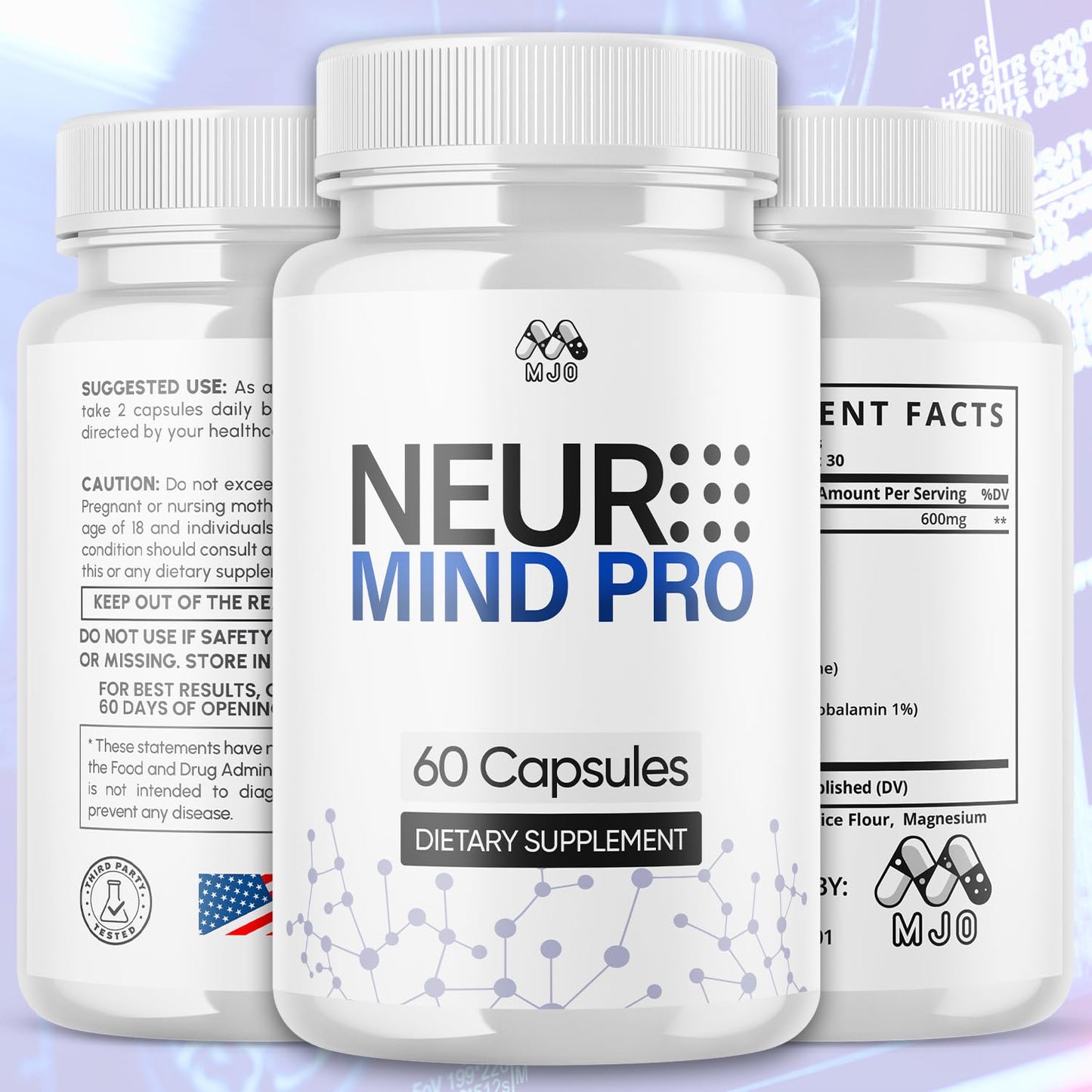 MJO Neuro Mind Pro 60 Capsules