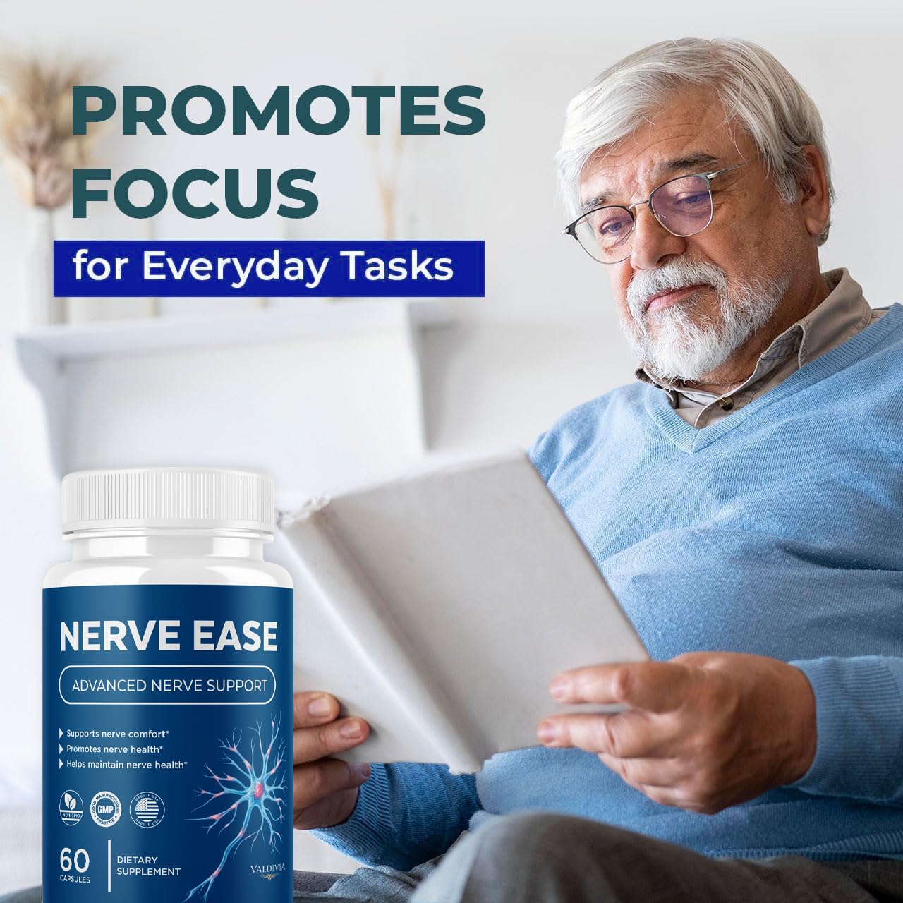 Valdivia Nerve Ease Capsules 60 Capsules